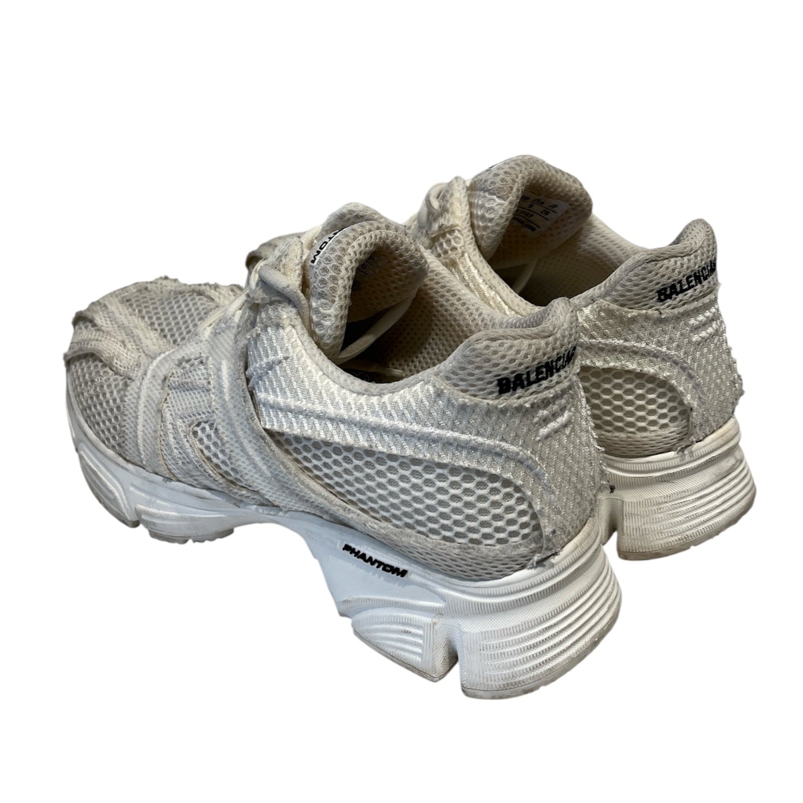 BALENCIAGA/Low-Sneakers/US 9/Cotton/WHT/BALENCIAGA PHANTOM view 2