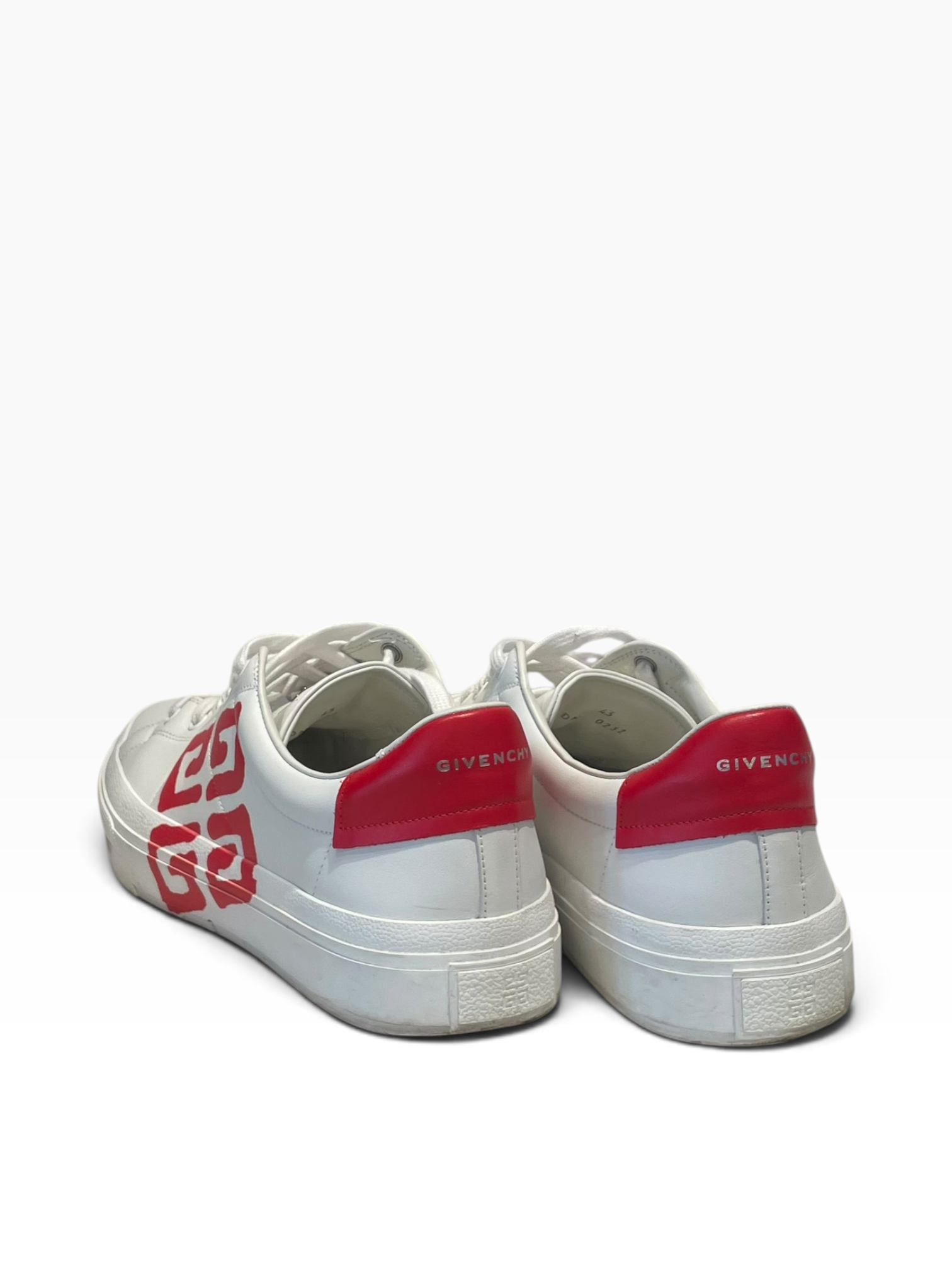 GIVENCHY/Low-Sneakers/EU 43/Leather/WHT/CITY SPORT 4G TAG EFFECT SNEAK view 2
