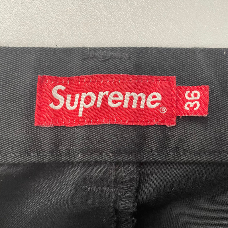 Supreme/Straight Pants/36/Cotton/BLK/STUDDED POCKETS