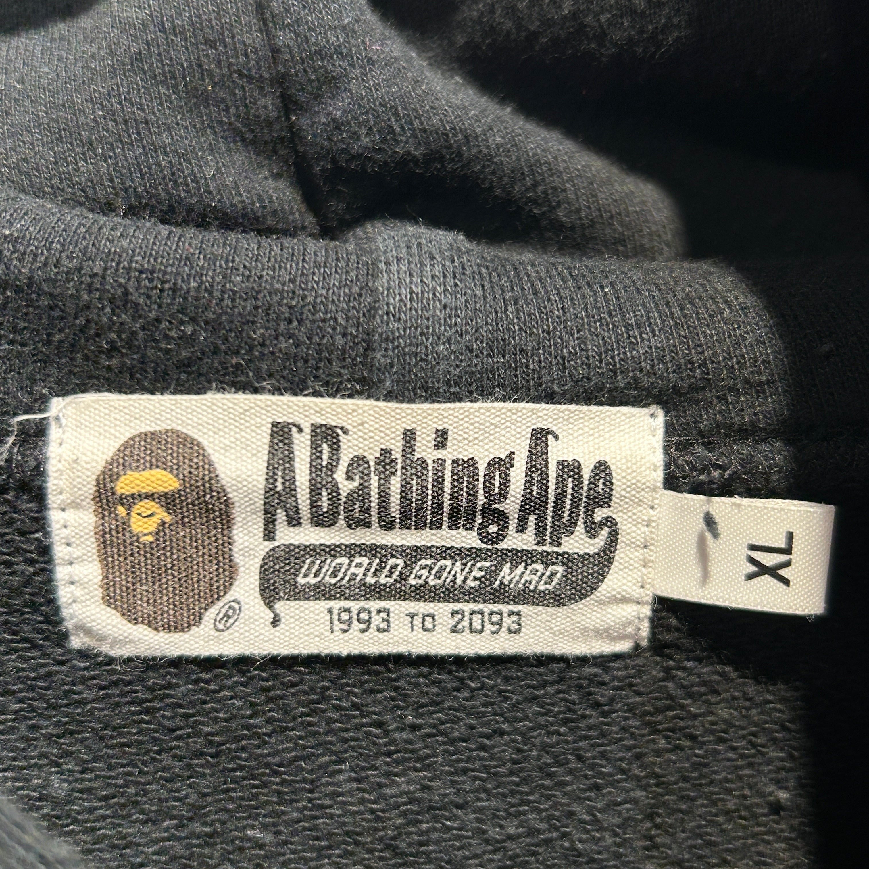 A BATHING APE/Hoodie/XL/Cotton/BLK/PINK PANTHER view 3