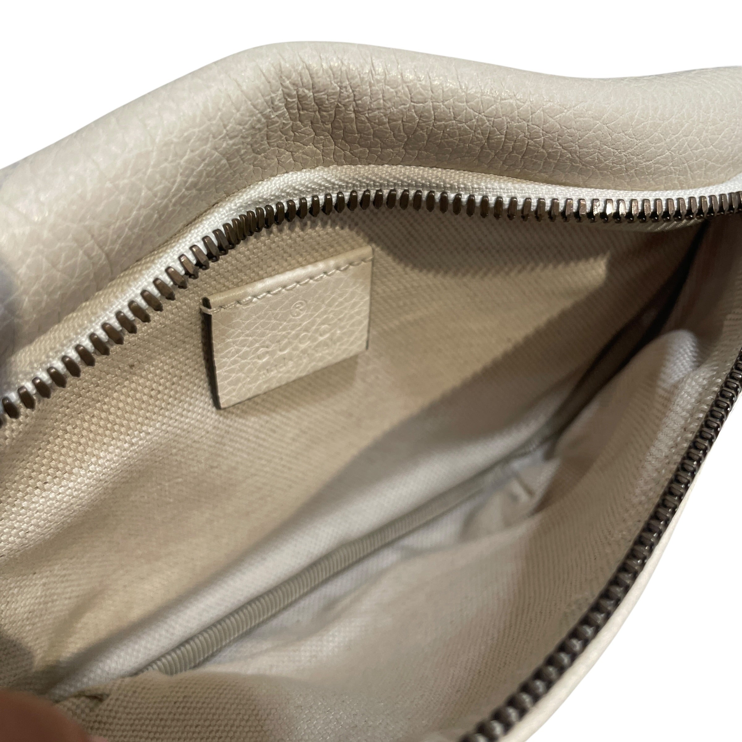 GUCCI/Fanny Pack/Graphic/Leather/WHT/Logo Belt Bag view 5