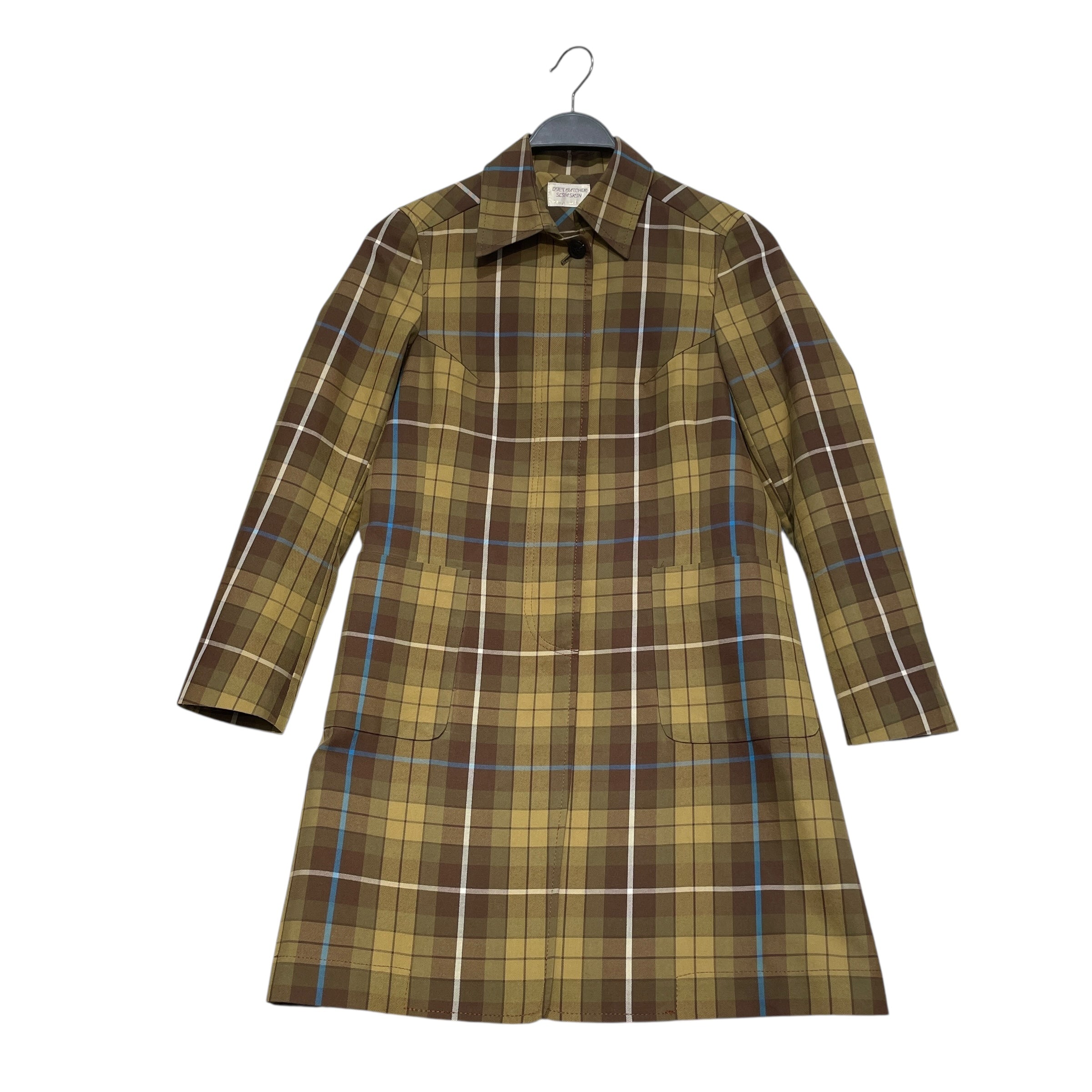 DIET BUTCHER SLIM SKIN/Jacket/Cotton/GRN/Plaid/Button Blazer view 1