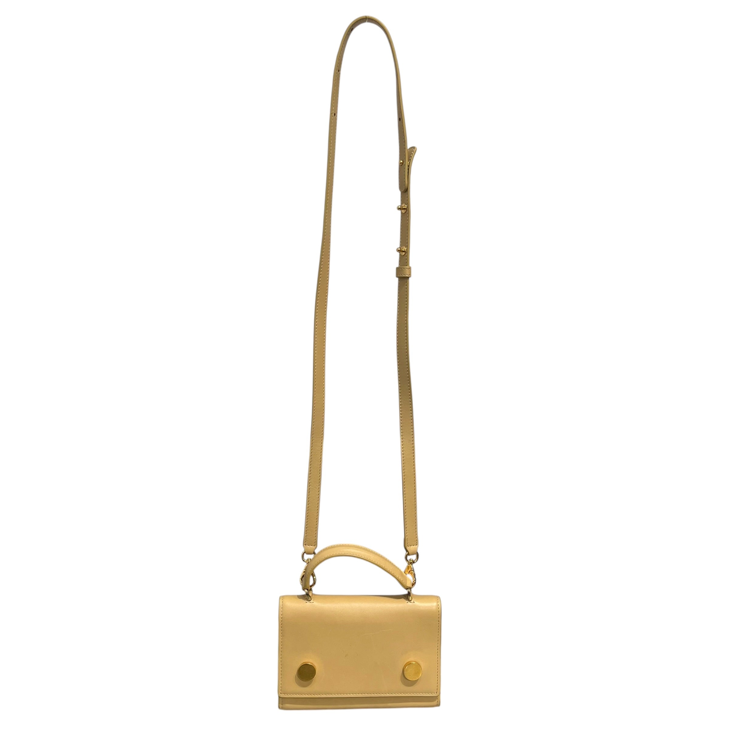 RSVP Gallery/Bag/BEG/gold hardware view 1
