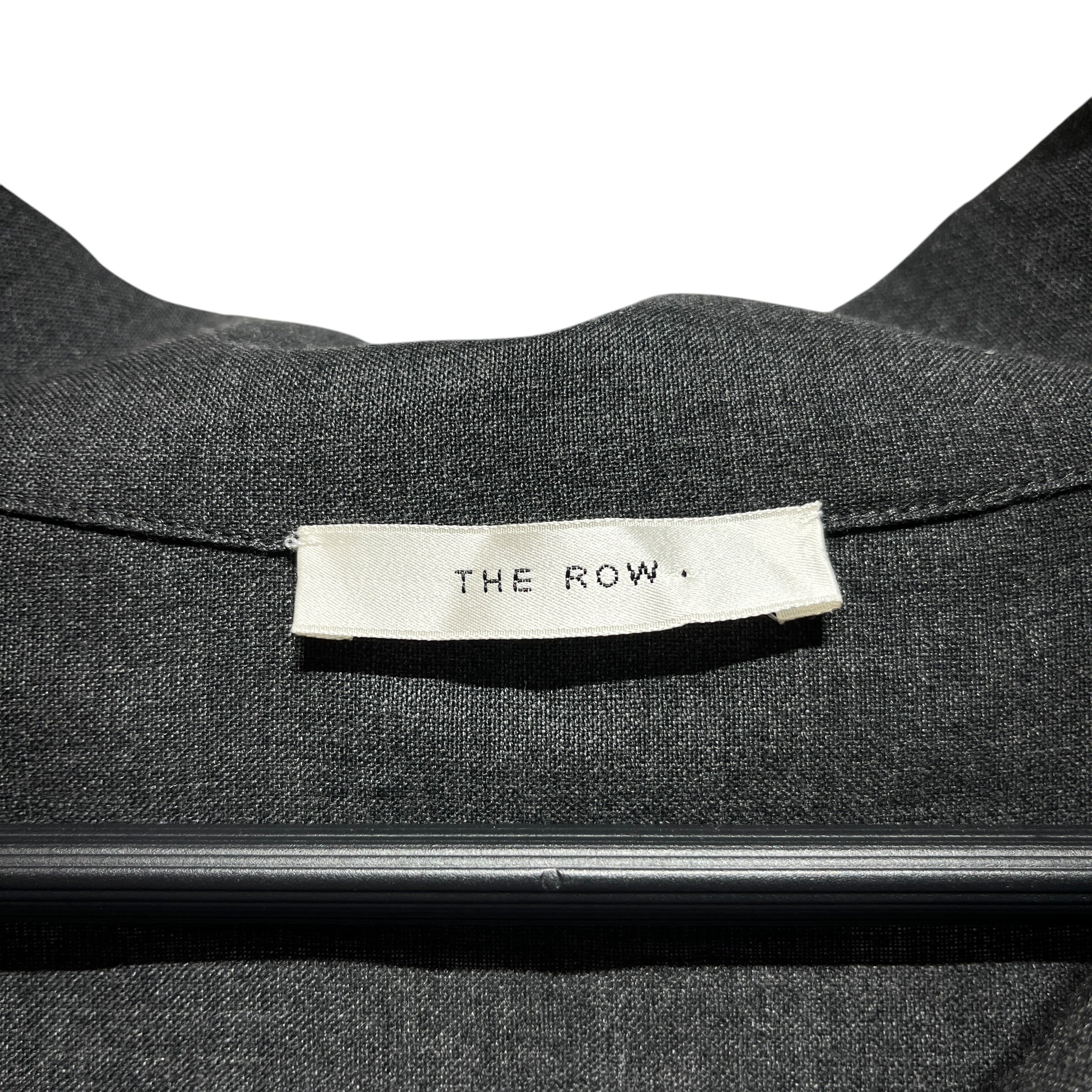 THE ROW/LS Shirt/M/Silk/GRY/VINTAGE COLLAR view 4