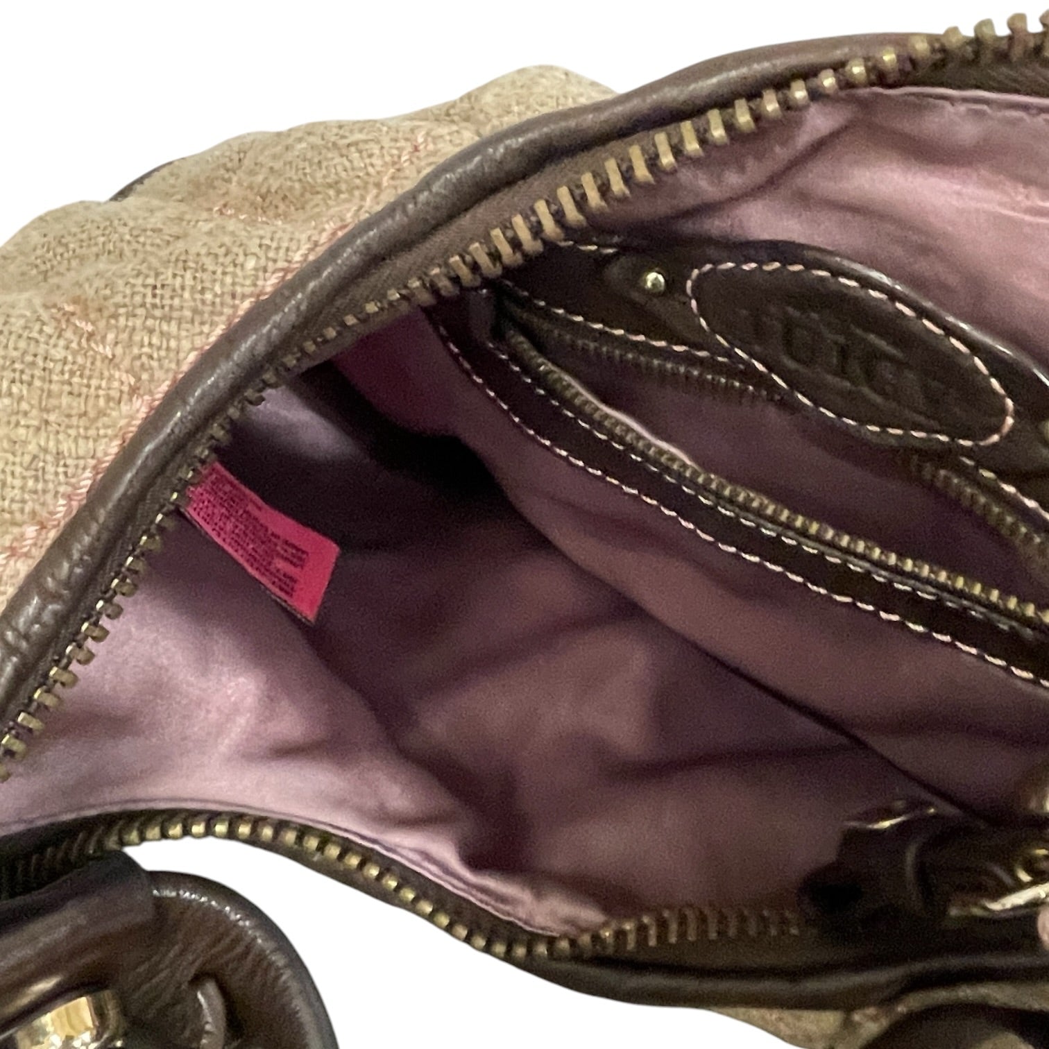 JUICY COUTURE/Hand Bag/Tweed/CML/Quilted Hobo Shoulder Bag view 4