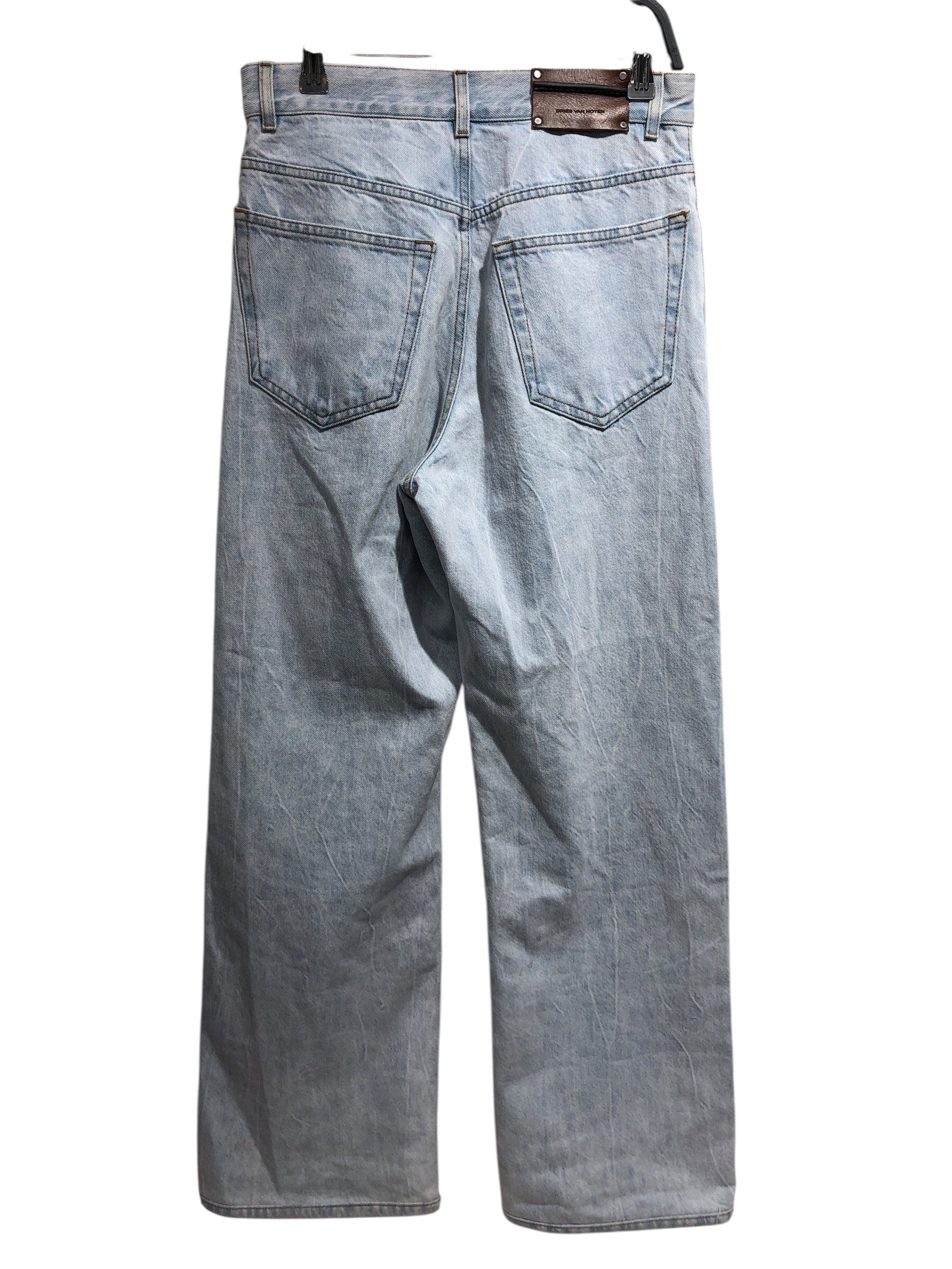 DRIES VAN NOTEN/Wide Leg Pants/S/Denim/IDG/ view 2
