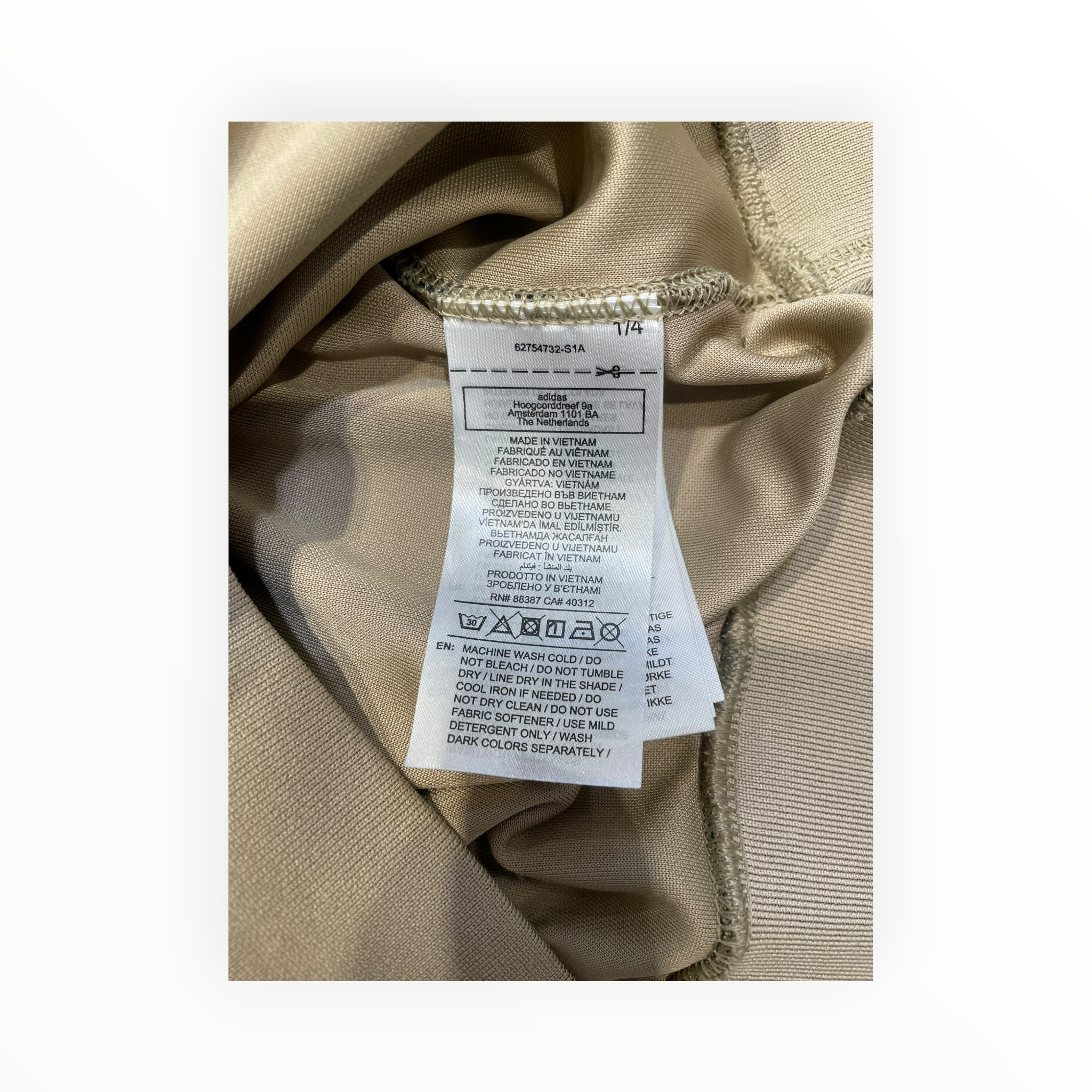 adidas/A BATHING APE/Zip Up Hoodie/L/Camouflage/Polyester/GRN/SHARK ZIP UP view 4