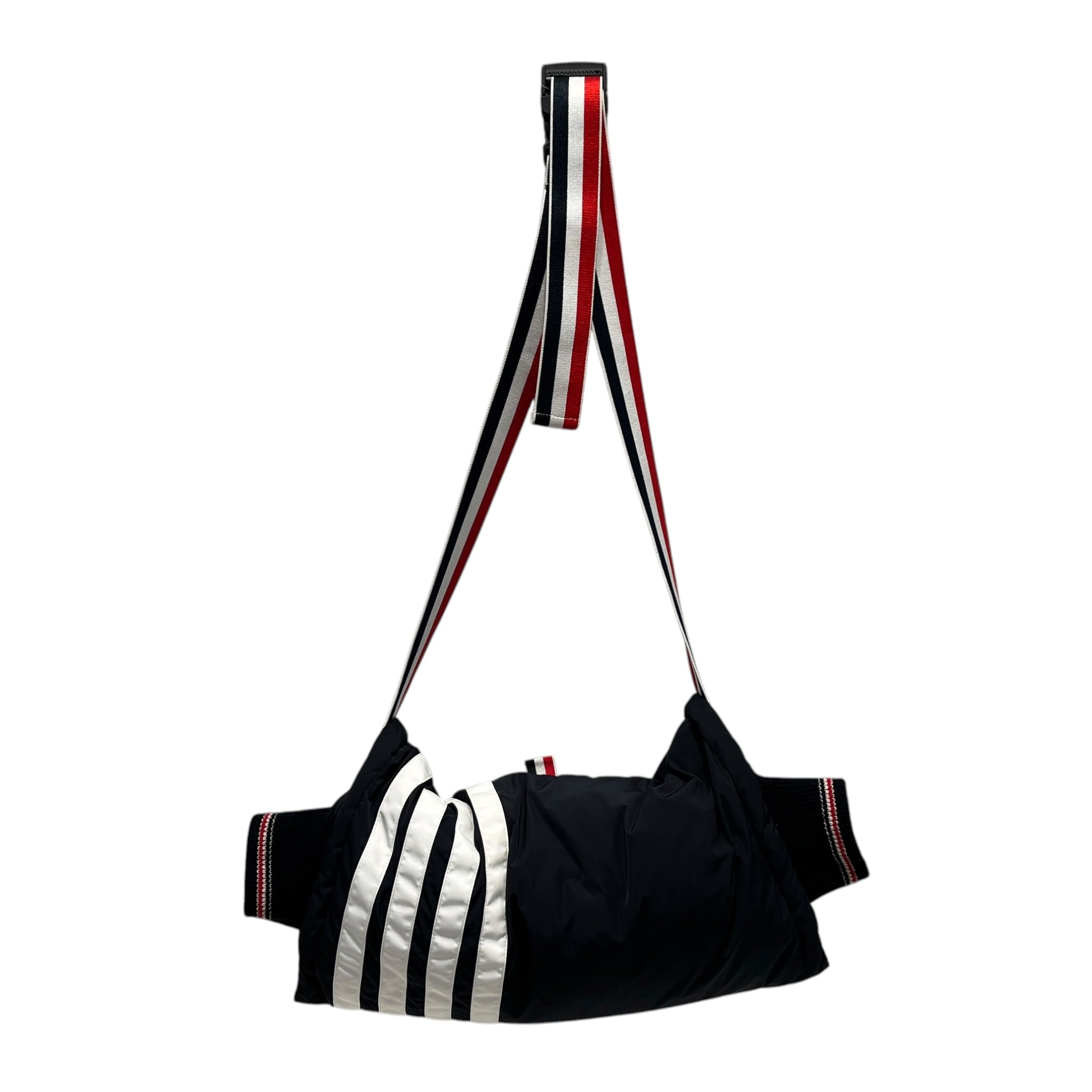 THOM BROWNE. NEW YORK/Cross Body Bag/Stripe/Nylon/NVY/SILVER HARDWARE view 2