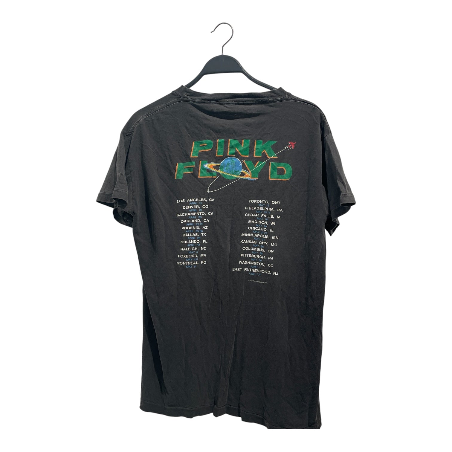 Vintage/T-Shirt/L/Cotton/BLK/PINK FLOYD view 2