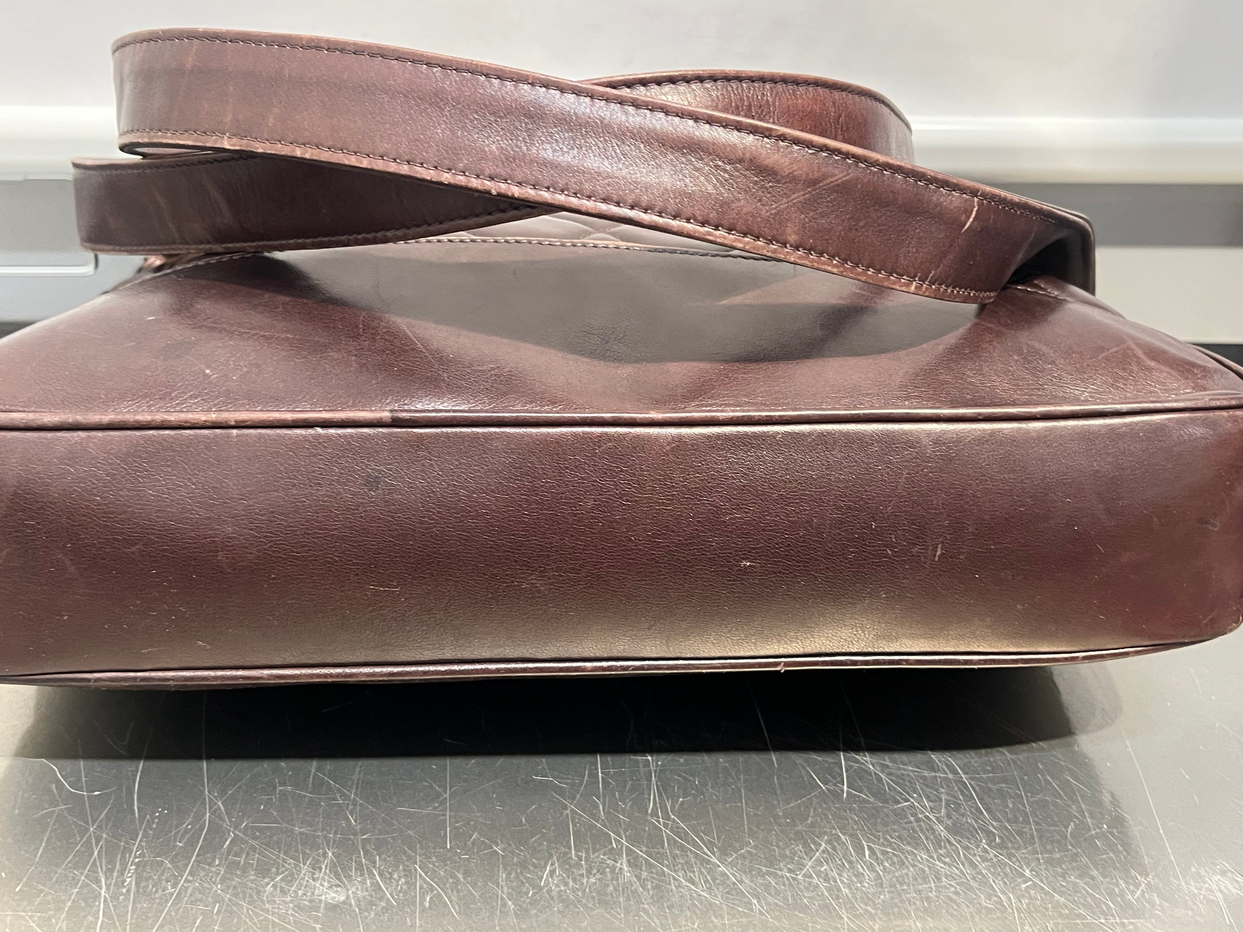 CHANEL/Hand Bag/Leather/BRW/GLD HRDWR-CALFSKIN view 7