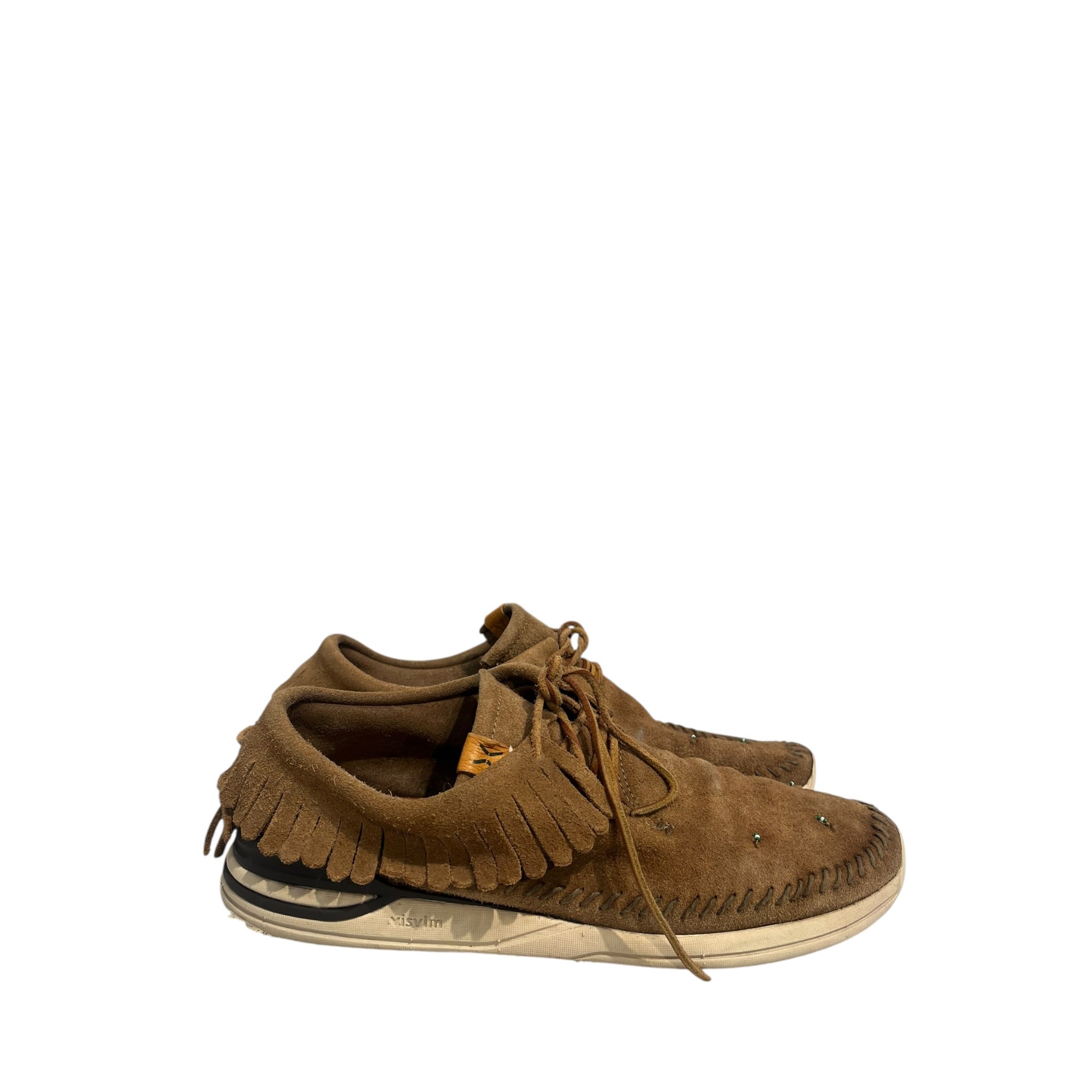visvim/Low-Sneakers/US 11/Suede/BRW/MOCCASIN FRINGE BEADS view 4