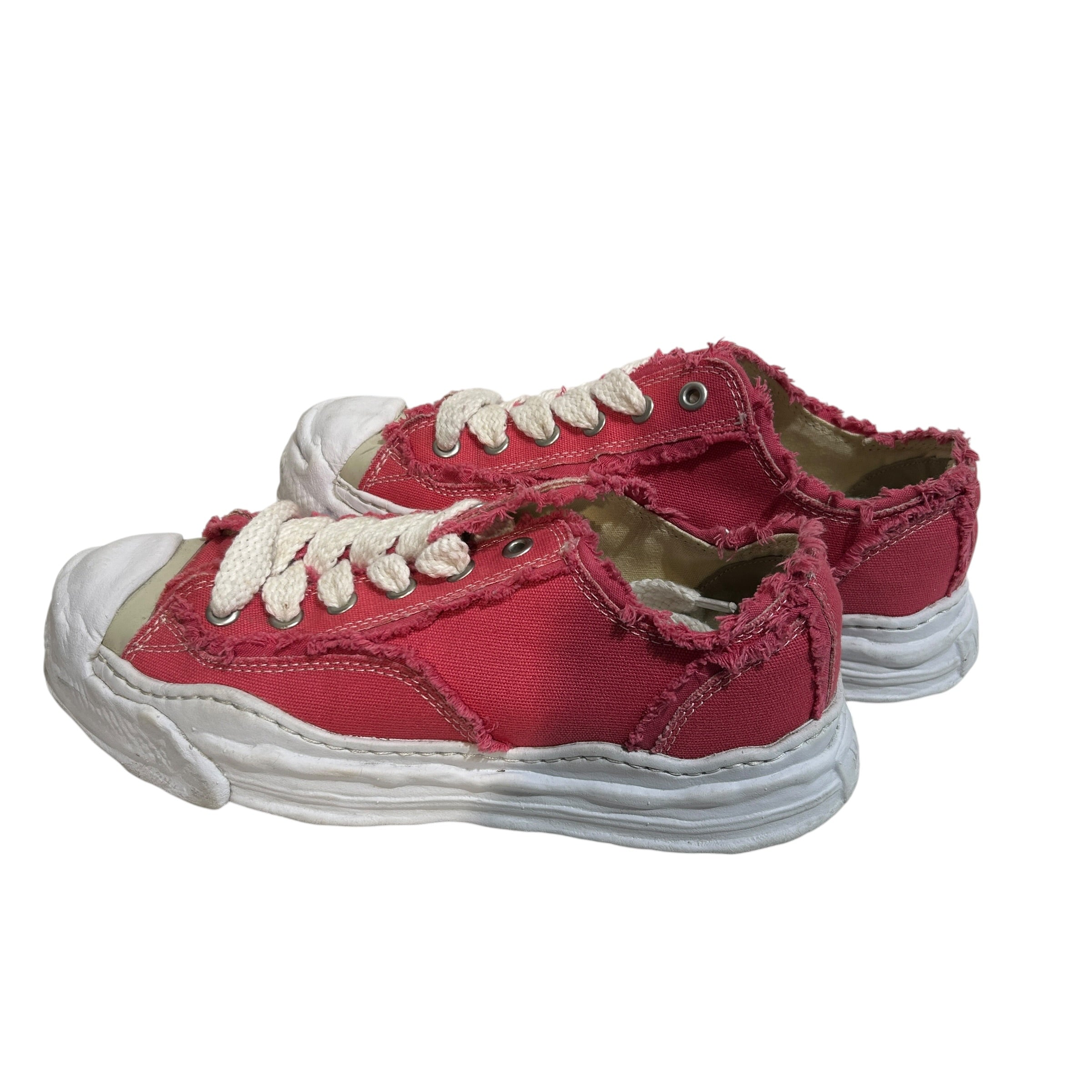 MIHARA YASUHIRO/Low-Sneakers/US 11/Cotton/PNK/low- sneakers view 2
