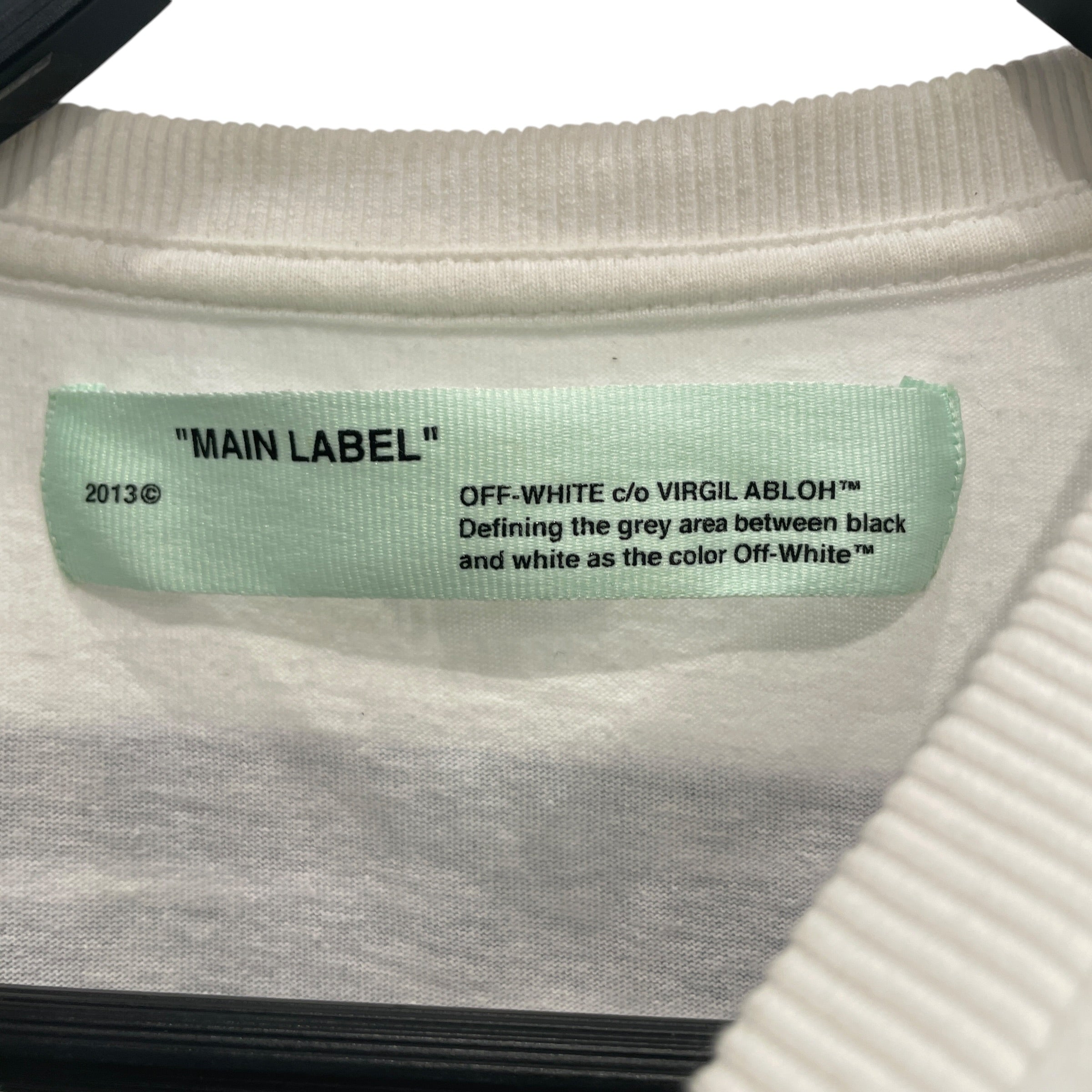 OFF-WHITE/T-Shirt/S/Cotton/WHT/2013 view 3