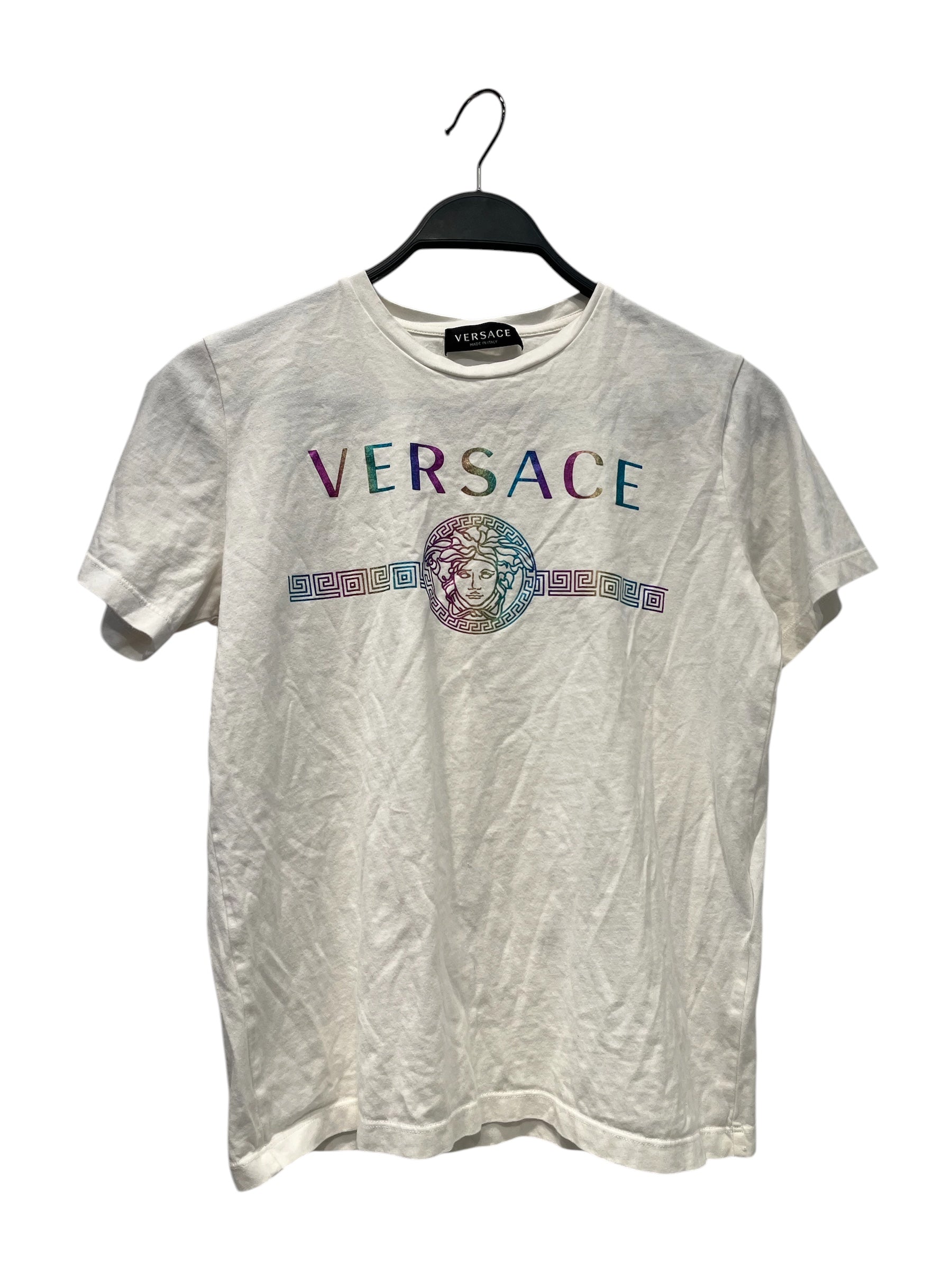 VERSACE/T-Shirt/S/Cotton/WHT/All Over Print/ view 1
