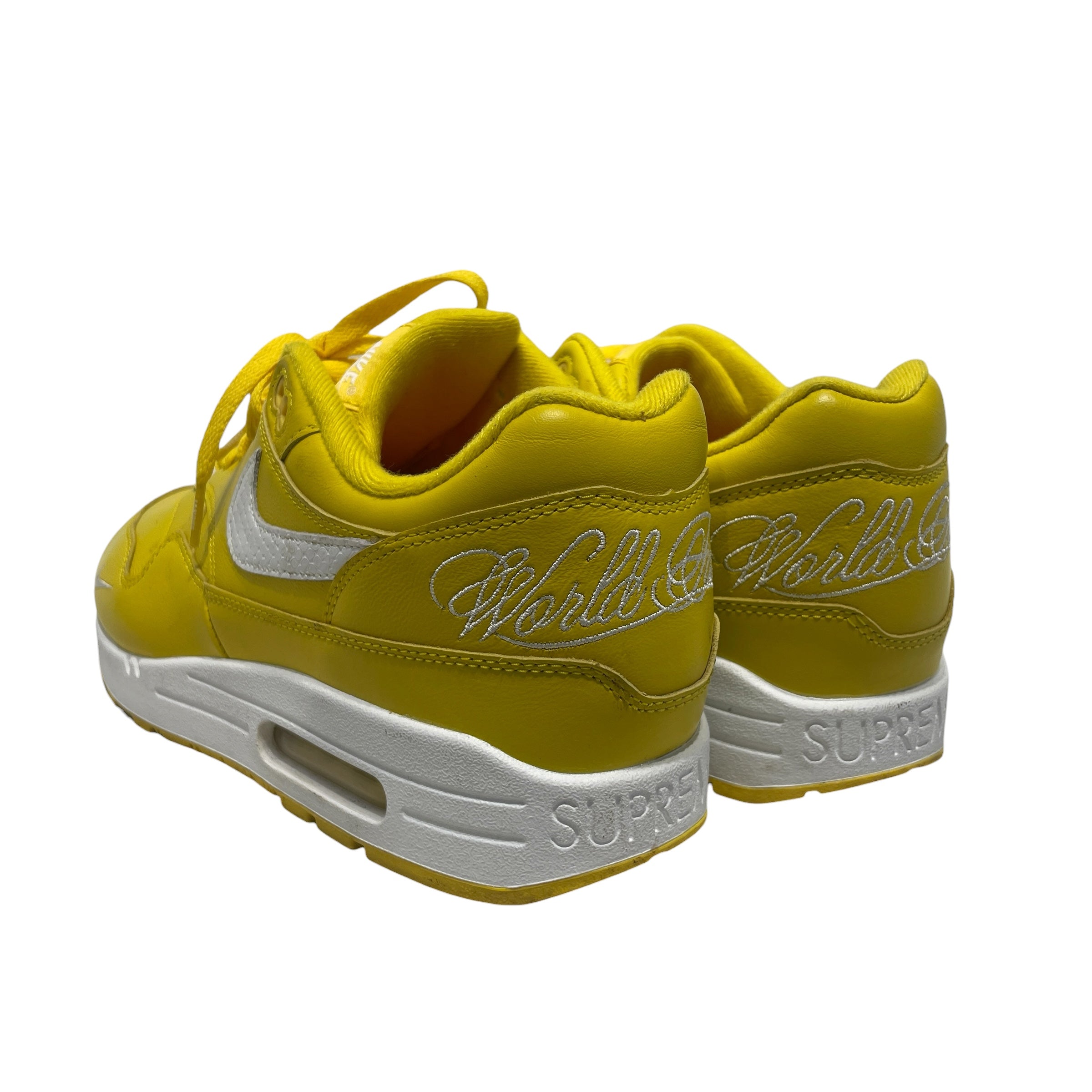 NIKE/Supreme/Low-Sneakers/US 11/Leather/YEL/air max 1 87 sp view 2