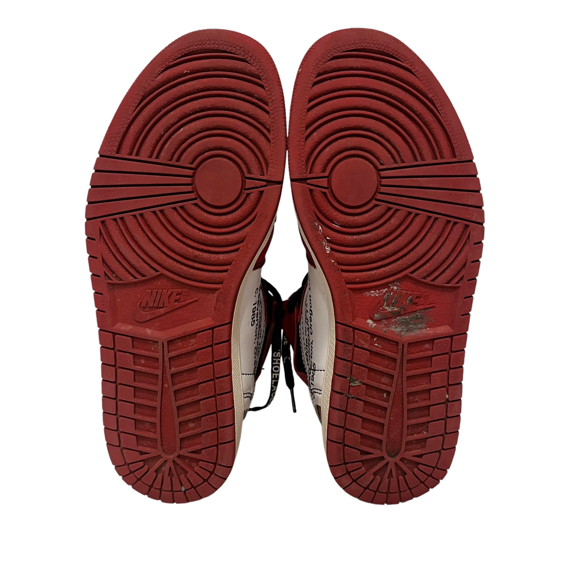 NIKE/OFF-WHITE/Hi-Sneakers/US 9.5/RED/airjordan1 view 8