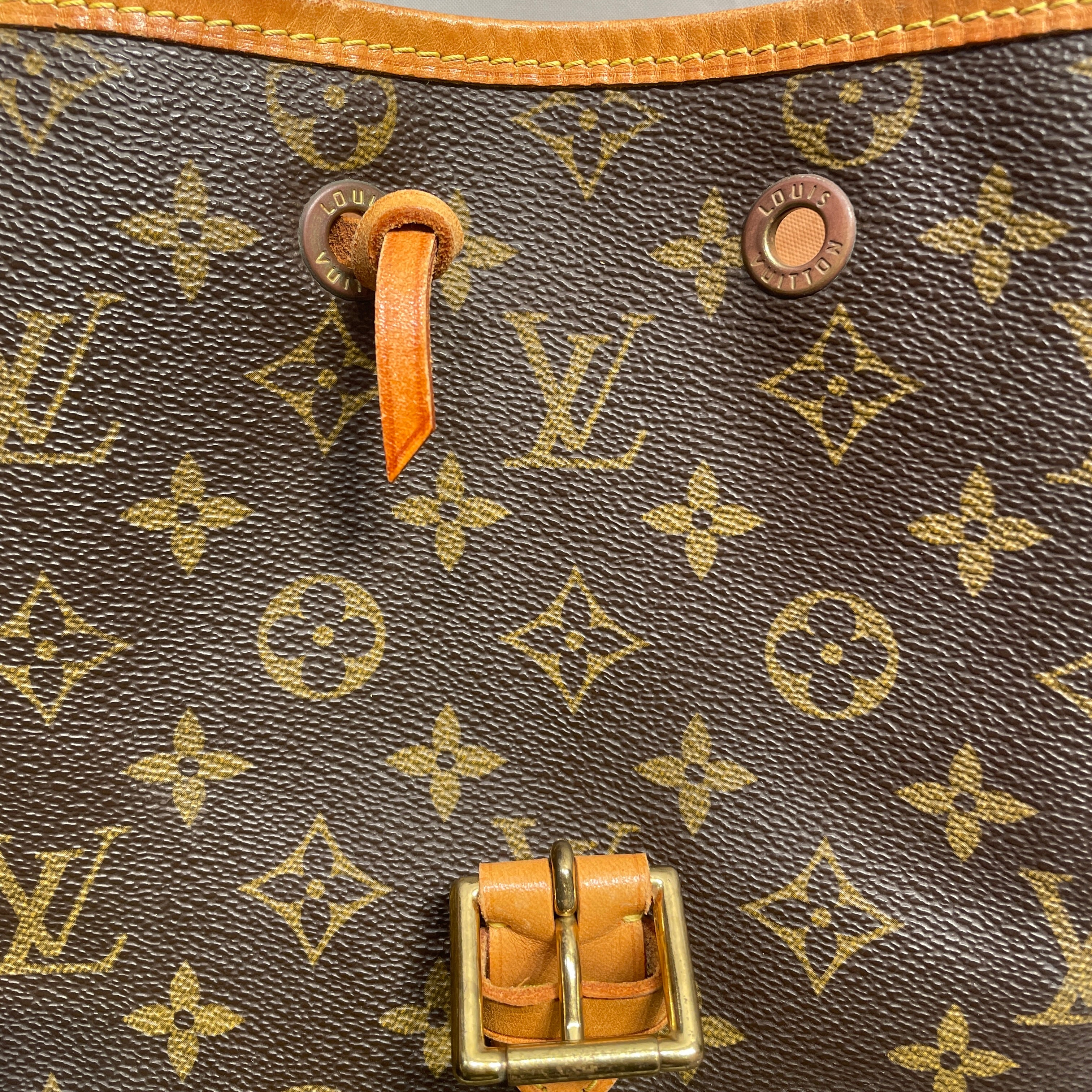 LOUIS VUITTON/Backpack/Monogram/Leather/BRW/Montsouris view 4