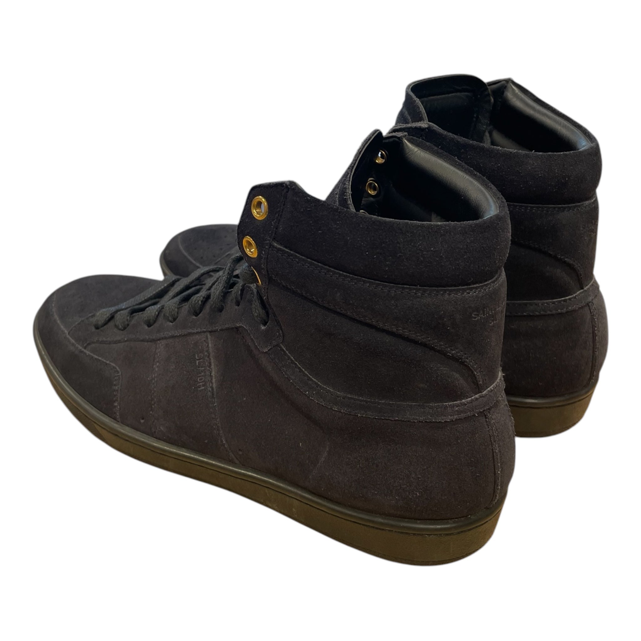 SAINT LAURENT/Hi-Sneakers/EU 41/Suede/BLK/ view 2