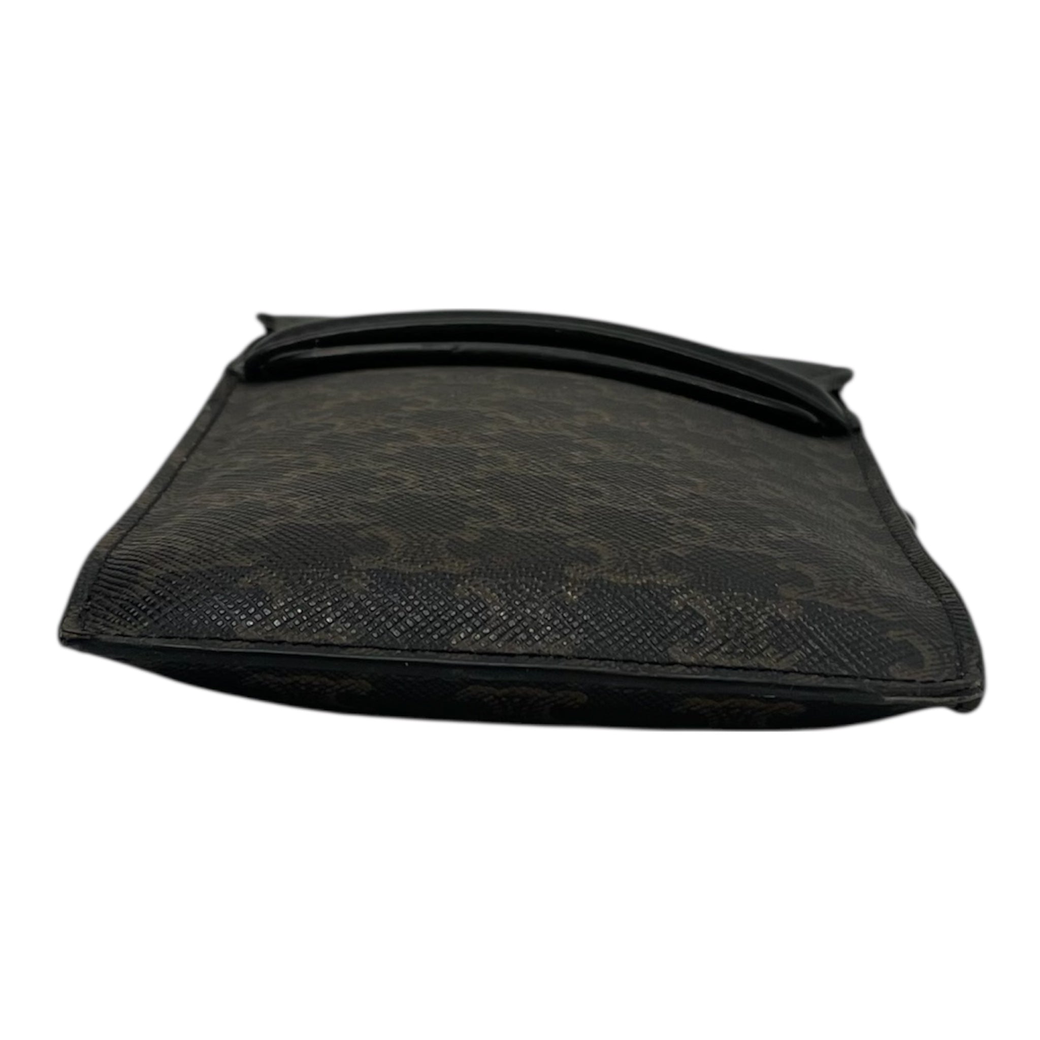 CELINE/Pouch/All Over Print/Leather/BLK/PHONE POUCH view 3