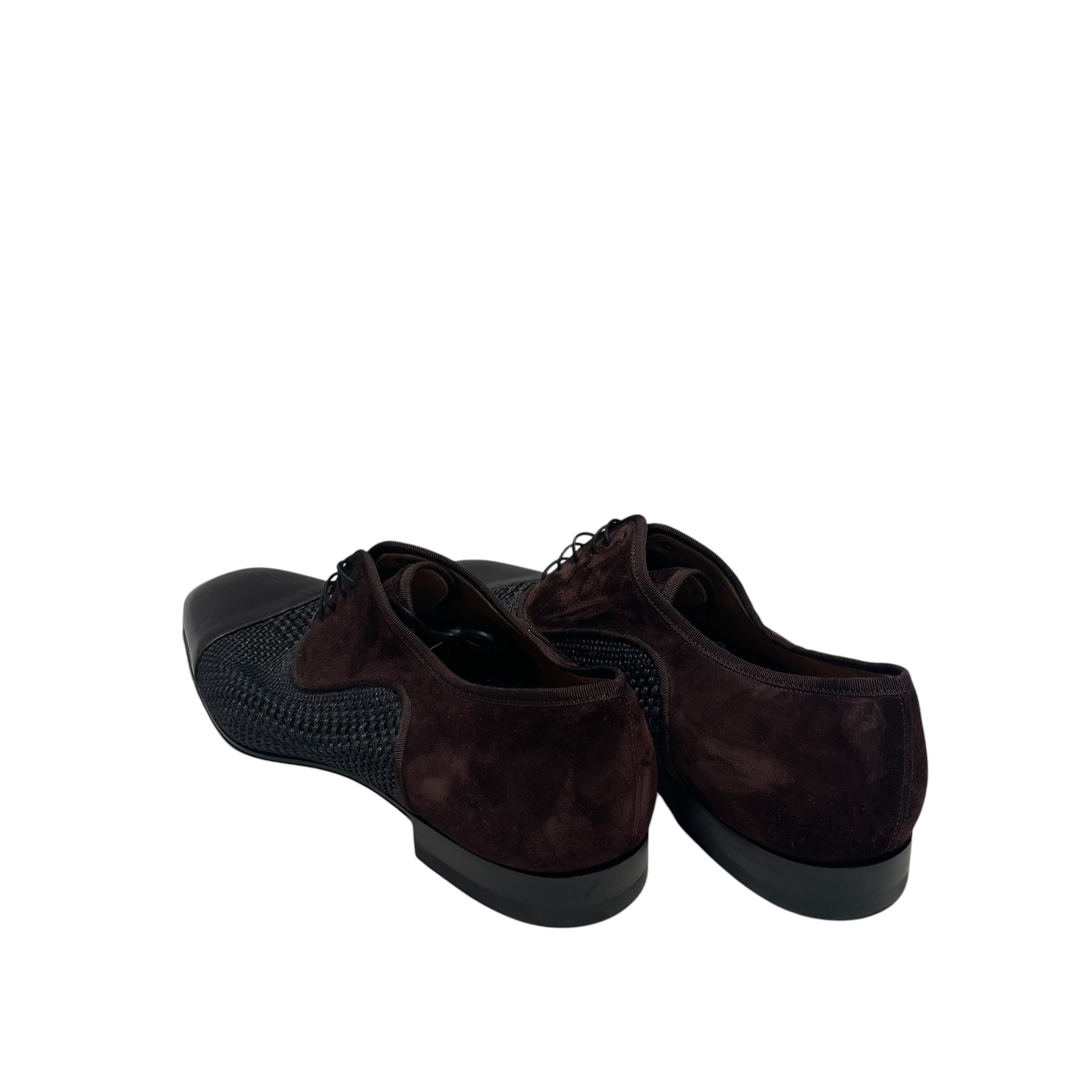 Christian Louboutin/Loafers/EU 42/Suede/BLK/Greggo Suede Oxford view 1