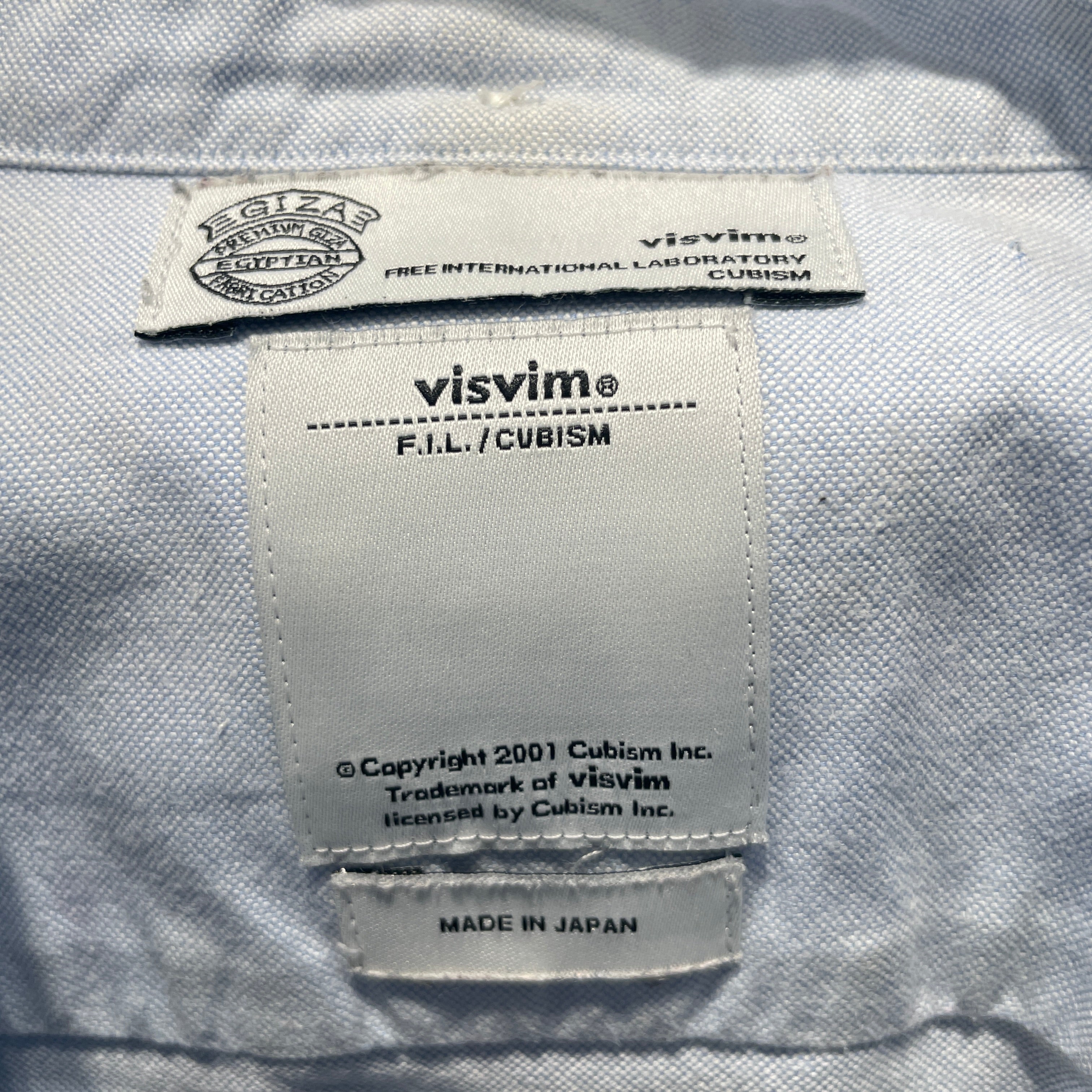 visvim/LS Shirt/3/Cotton/BLU/Triangles view 3