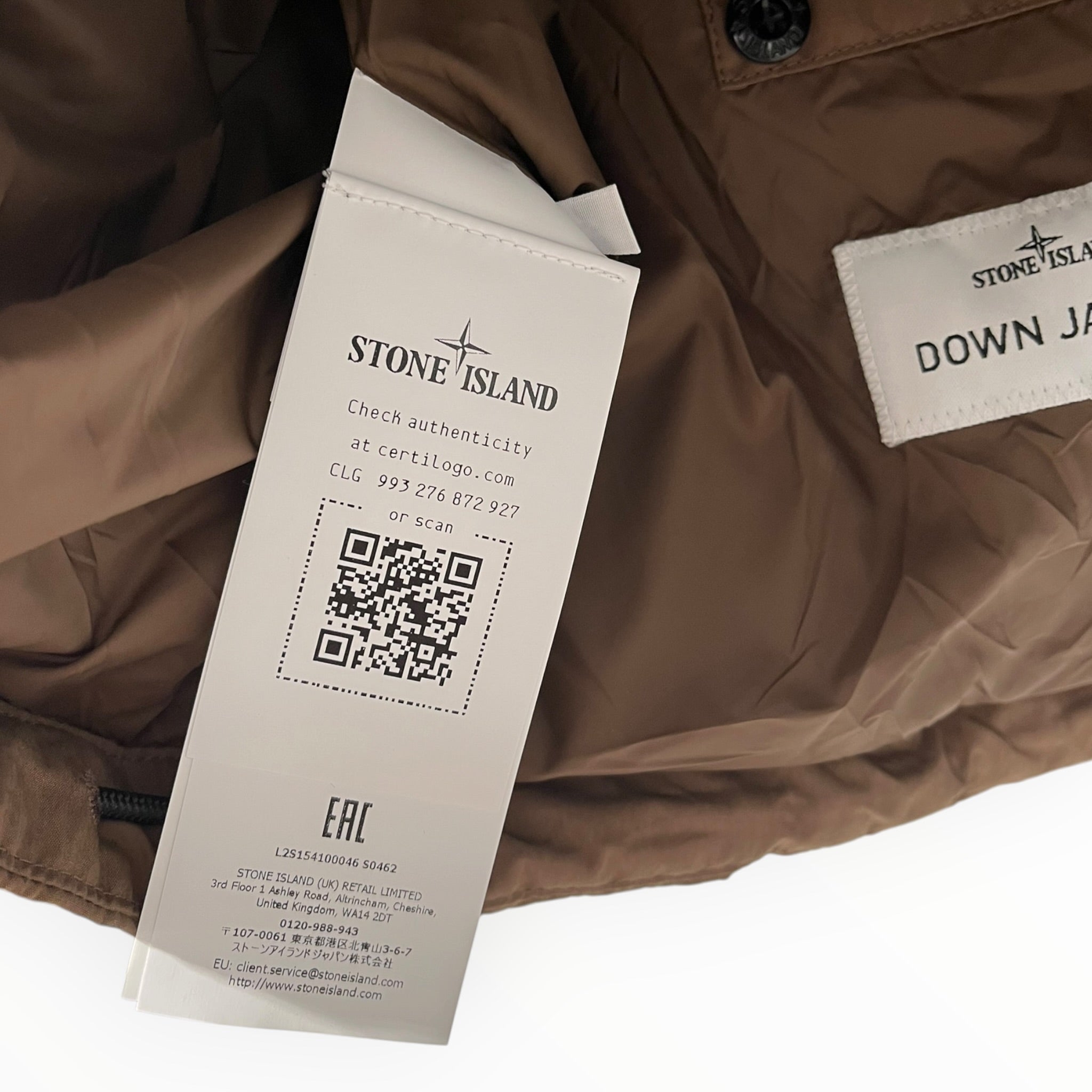 STONE ISLAND/Puffer Jkt/XL/Polyester/CML/Single Breasted/ view 4