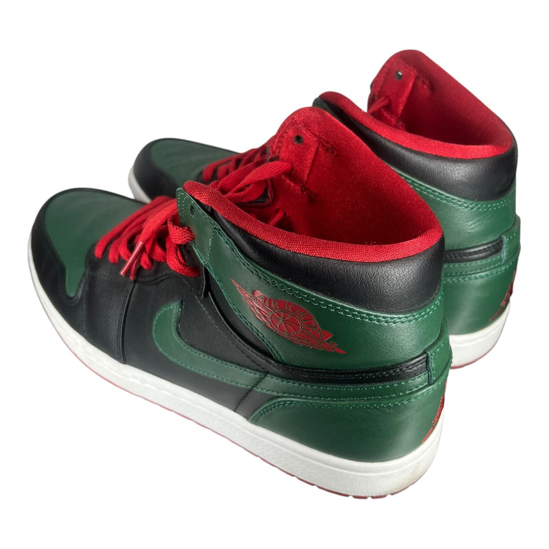 NIKE/Hi-Sneakers/US 11/Leather/BLK/retro green gucci