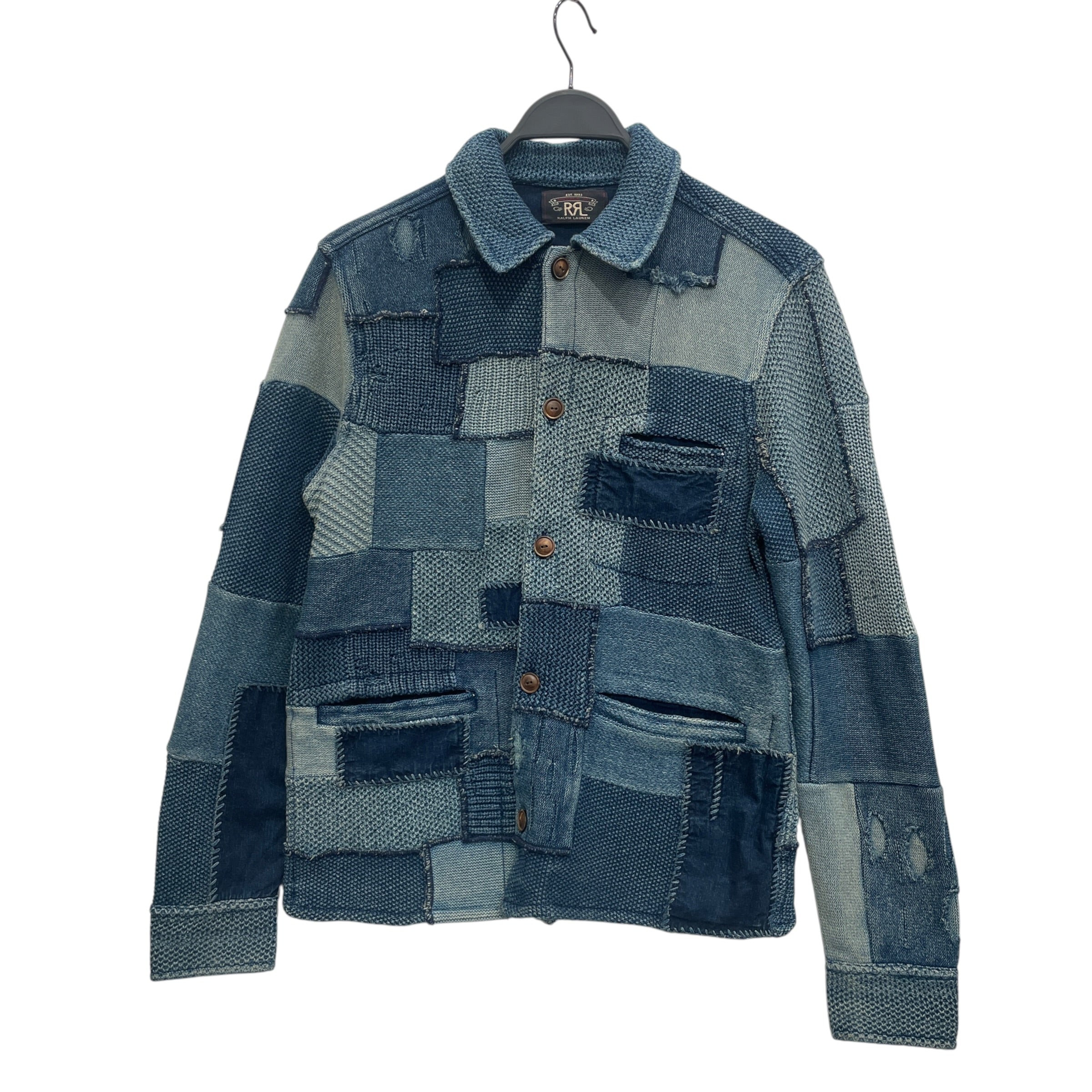 RALPH LAUREN/Jacket/S/Cotton/IDG/All Over Print/PATCHWORK DENIM view 1