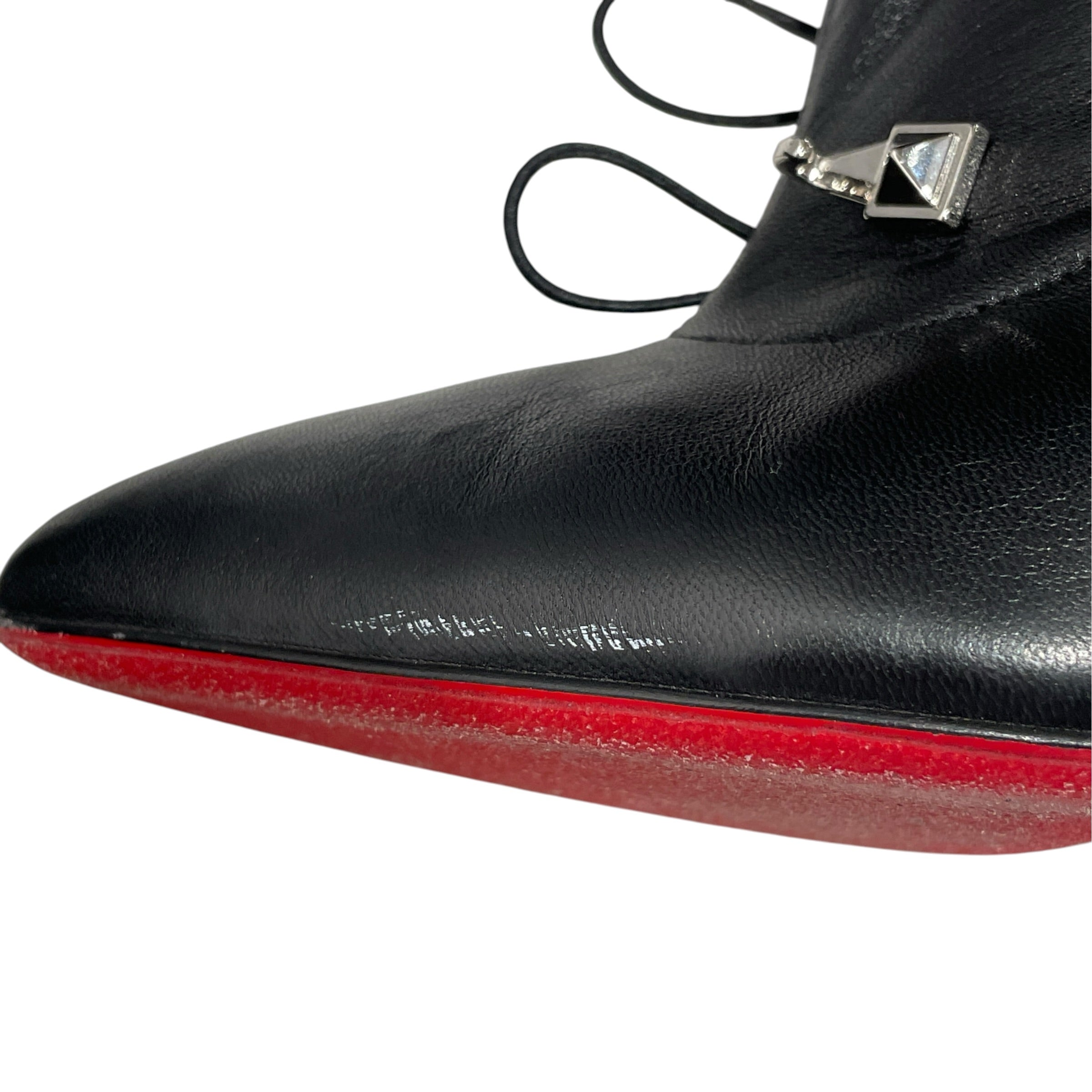 Christian Louboutin/Long Boots/EU 40.5/Leather/FRENCHISSIMA LEATHER BOOTS view 7