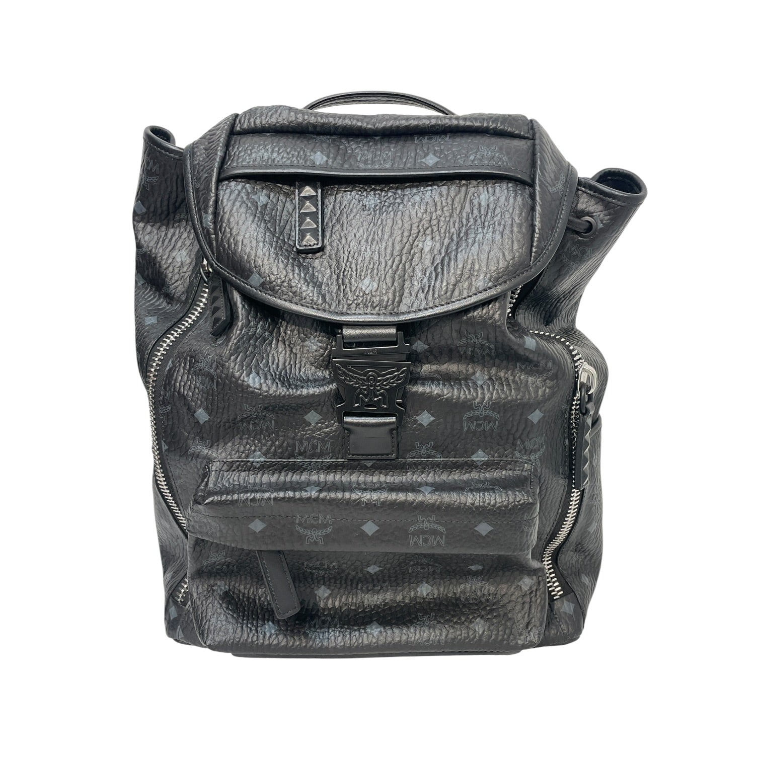 MCM/Backpack/Monogram/Leather/BLK/Brandenburg view 1