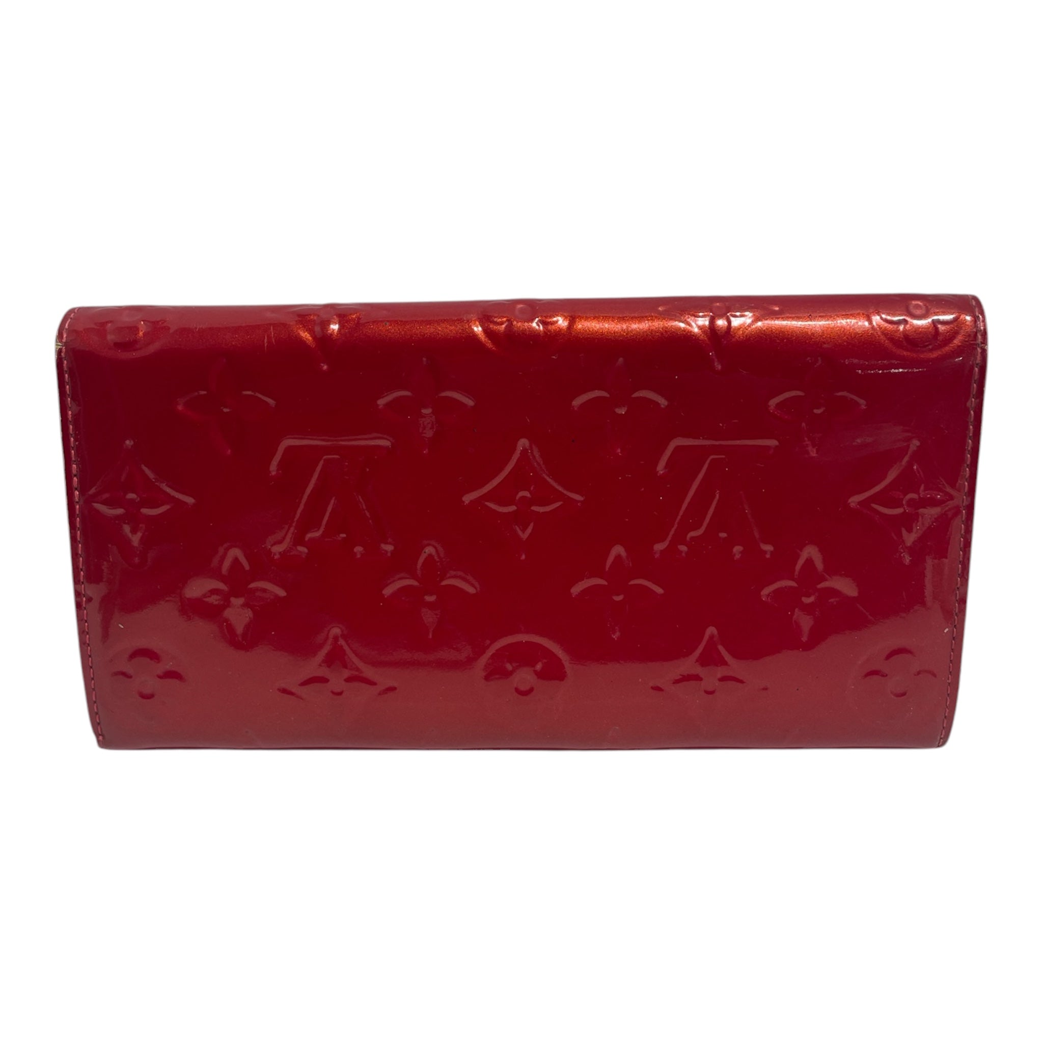 LOUIS VUITTON/Long Wallet/Leather/RED/ view 2