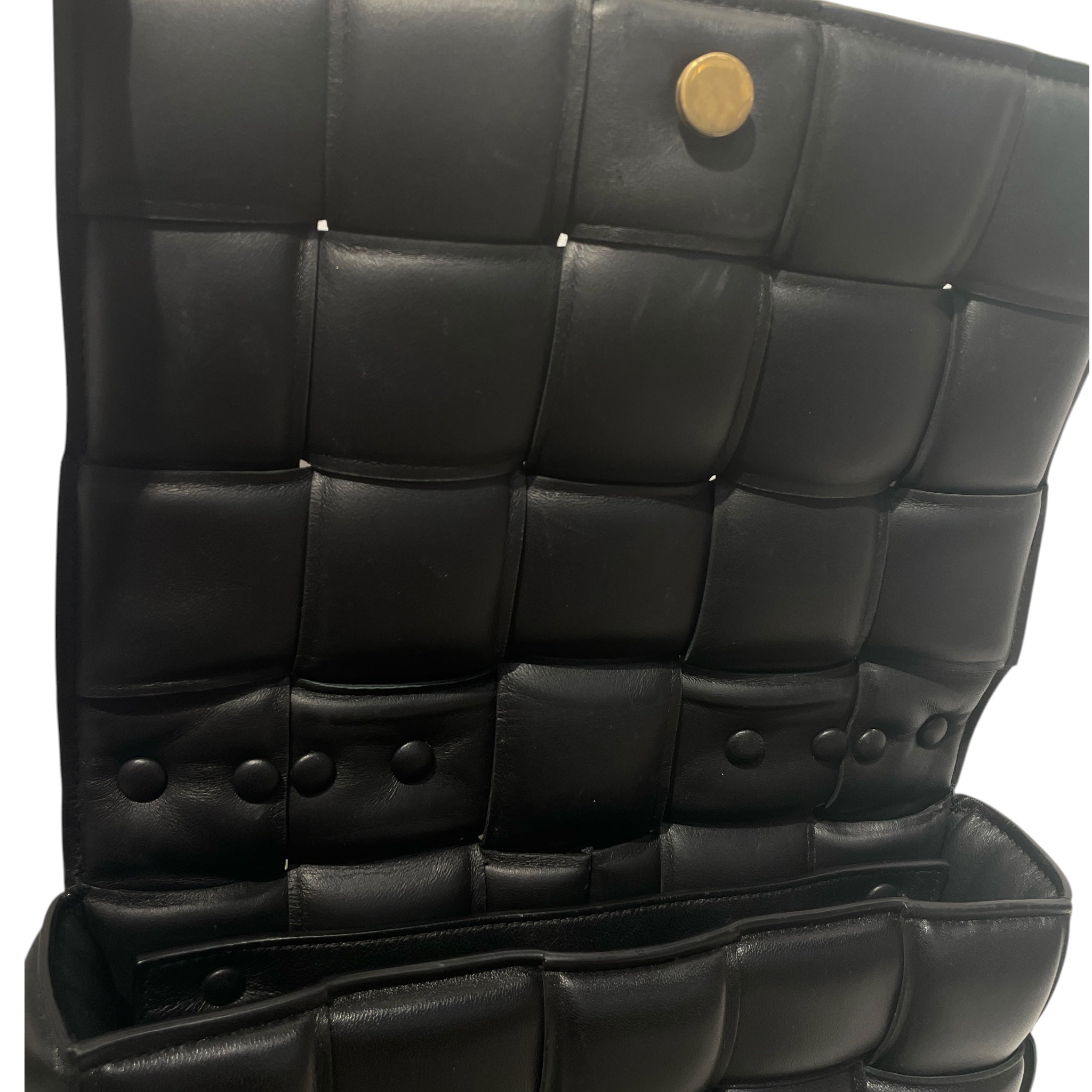 BOTTEGA VENETA/Bag/Leather/BLK/ view 3