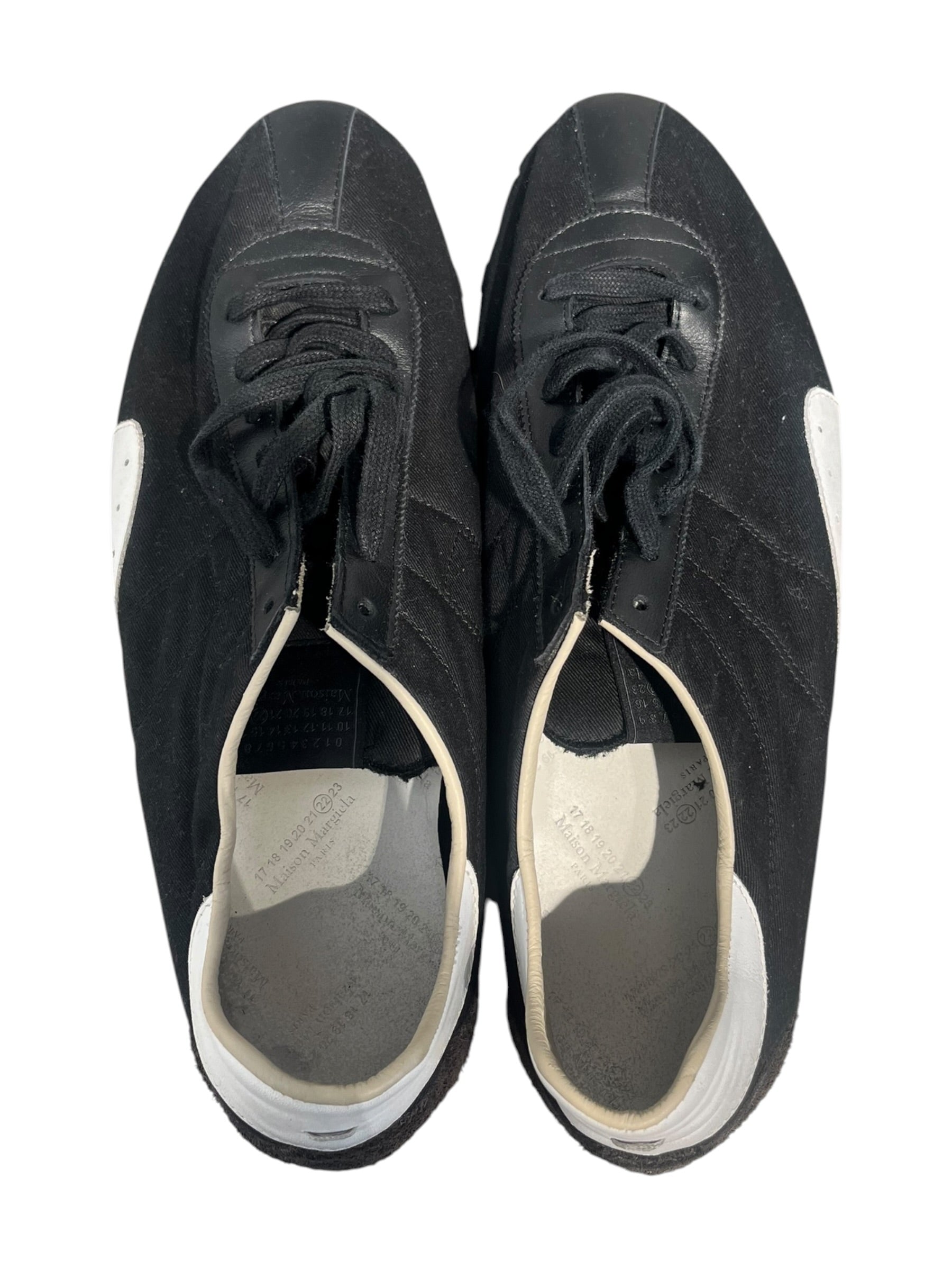 Maison Margiela/Low-Sneakers/EU 43/Cotton/BLK/BLACK SPRINTERS SNEAKERS view 2