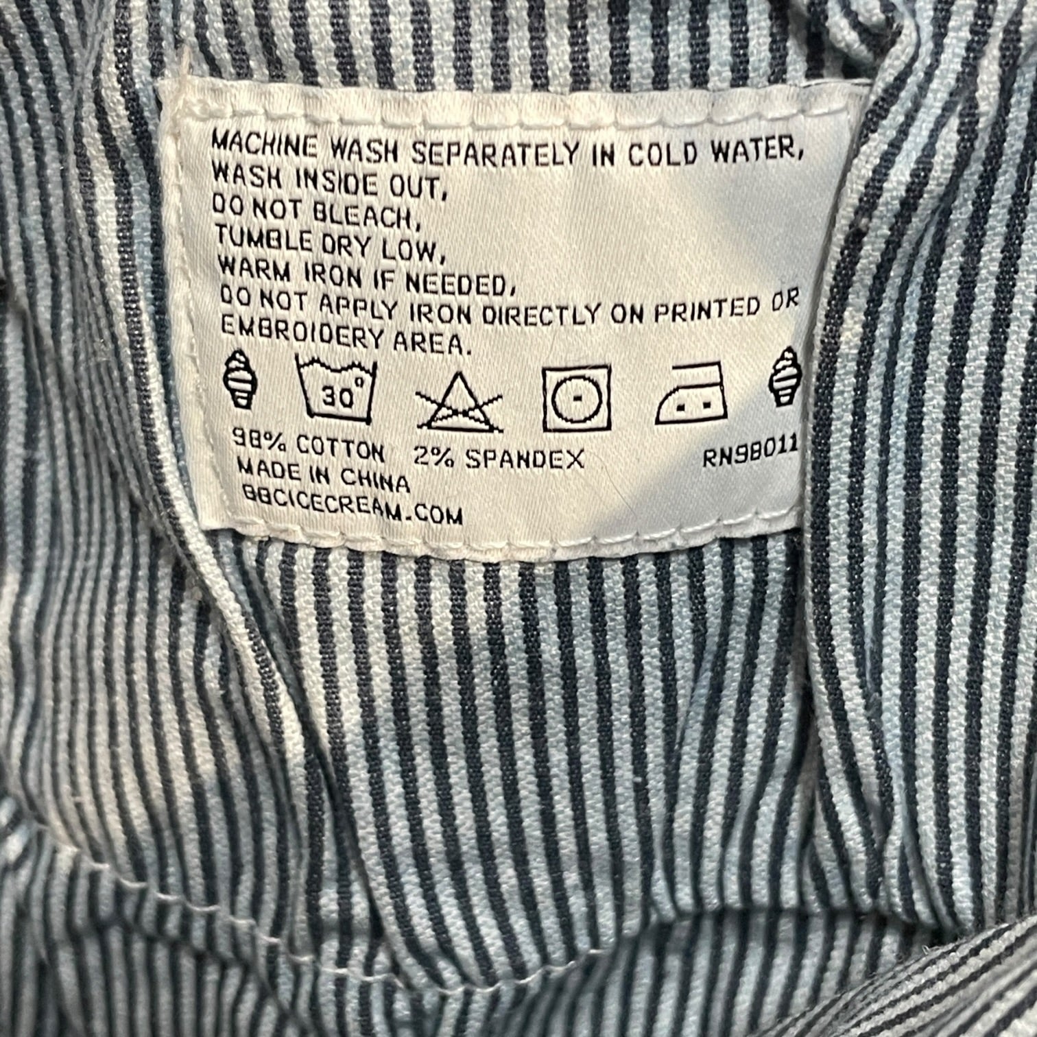 ICE CREAM/Pants/34/Cotton/BLU/Graphic/Mullen Jeans view 3