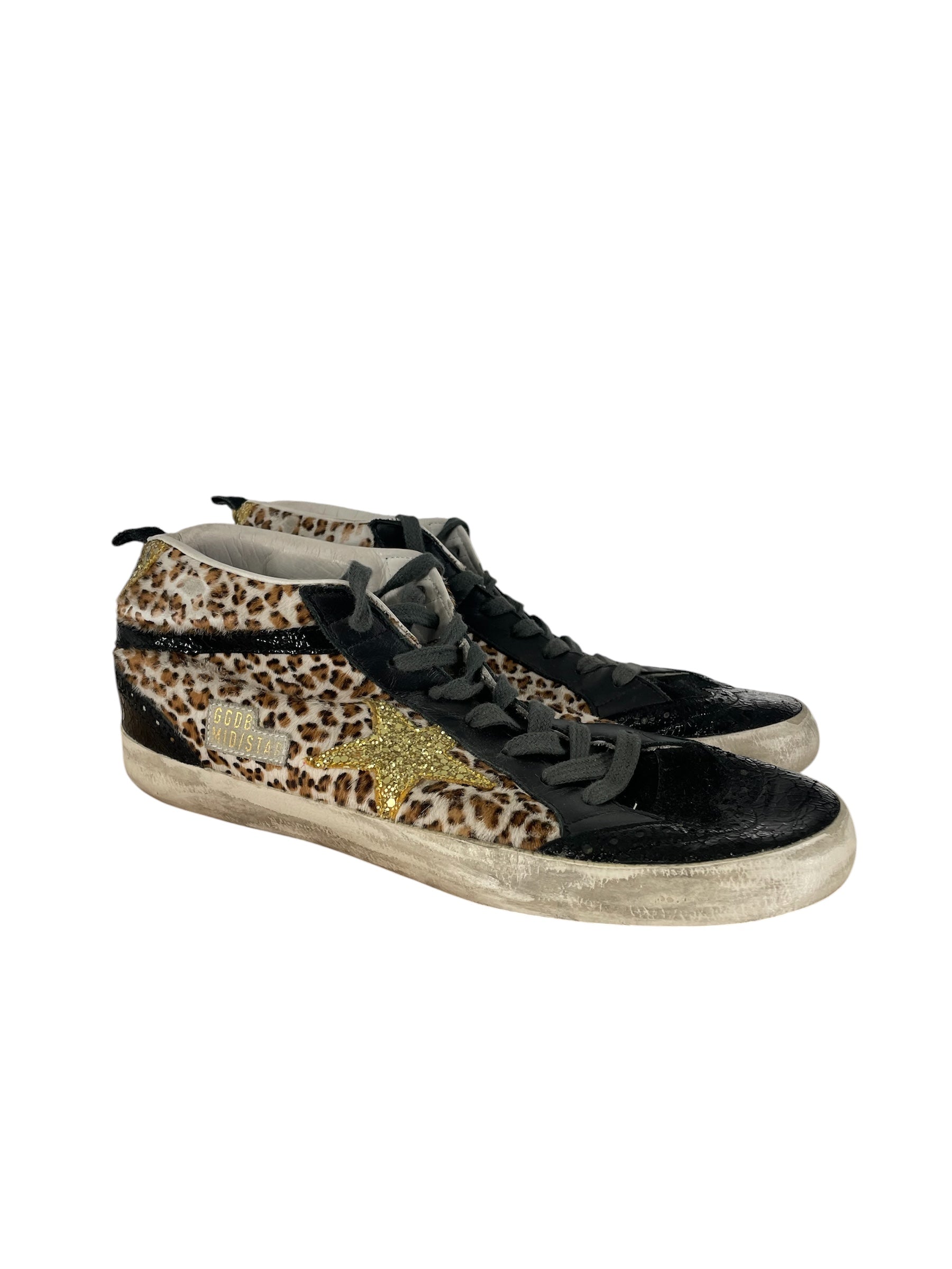 GOLDEN GOOSE/Hi-Sneakers/EU 40/Animal Pattern/MLT/CHEETAH PRINT FUR view 2