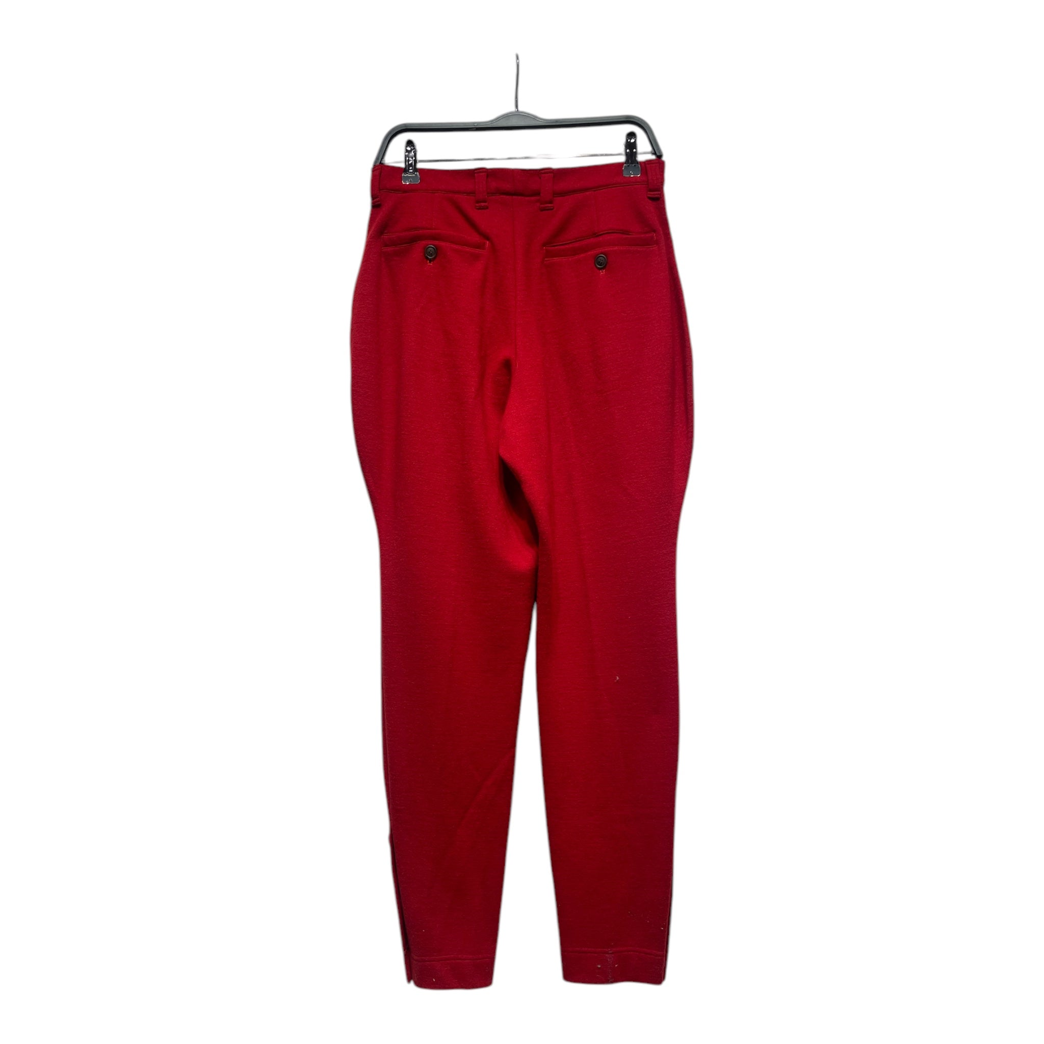 ISSEY MIYAKE/Bottoms/M/Wool/RED/Slim Buttons on bottom view 1