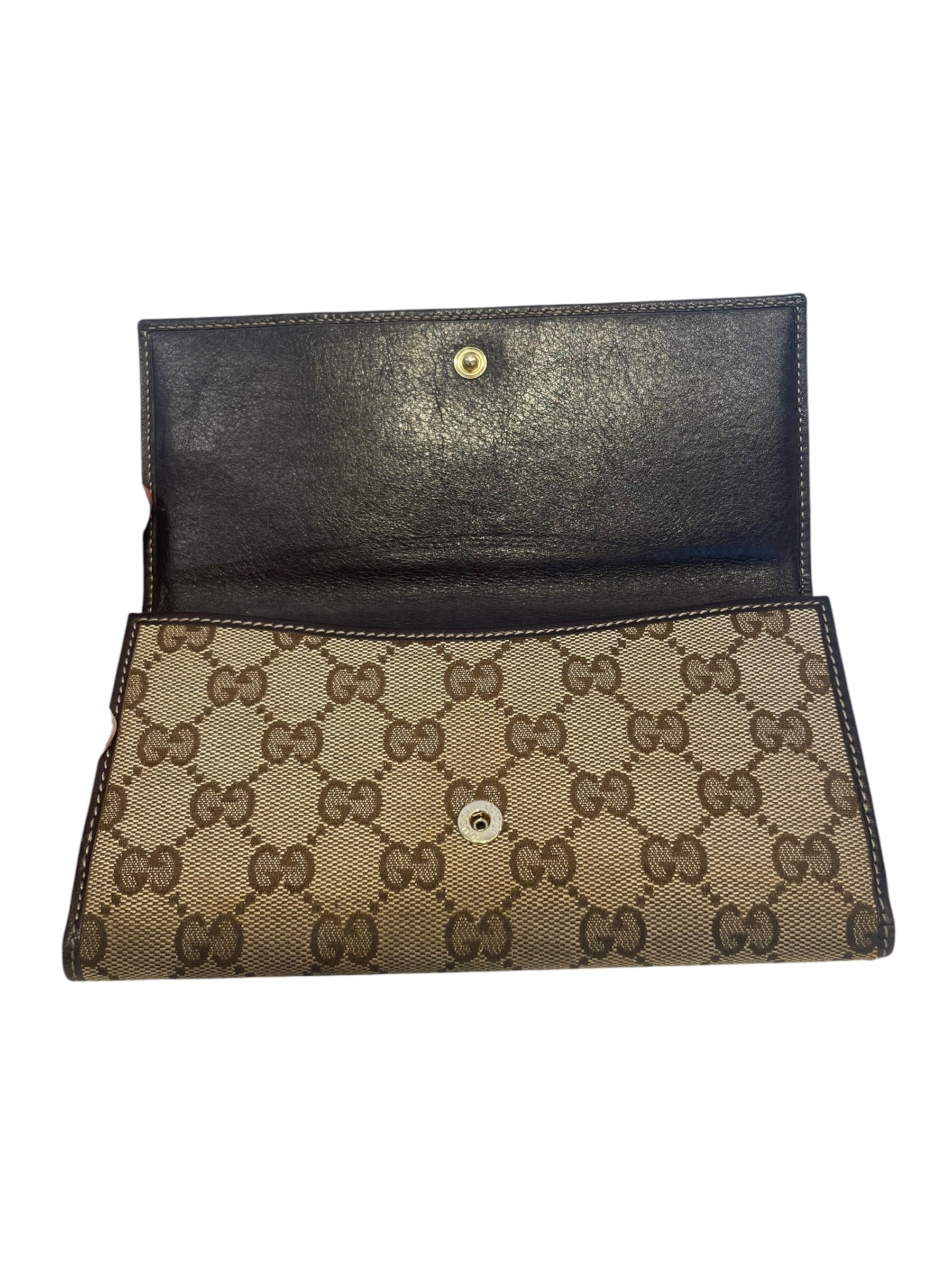 GUCCI/Long Wallet/Monogram/Cotton/BRW/L's/MONOGRAM WALLET view 4