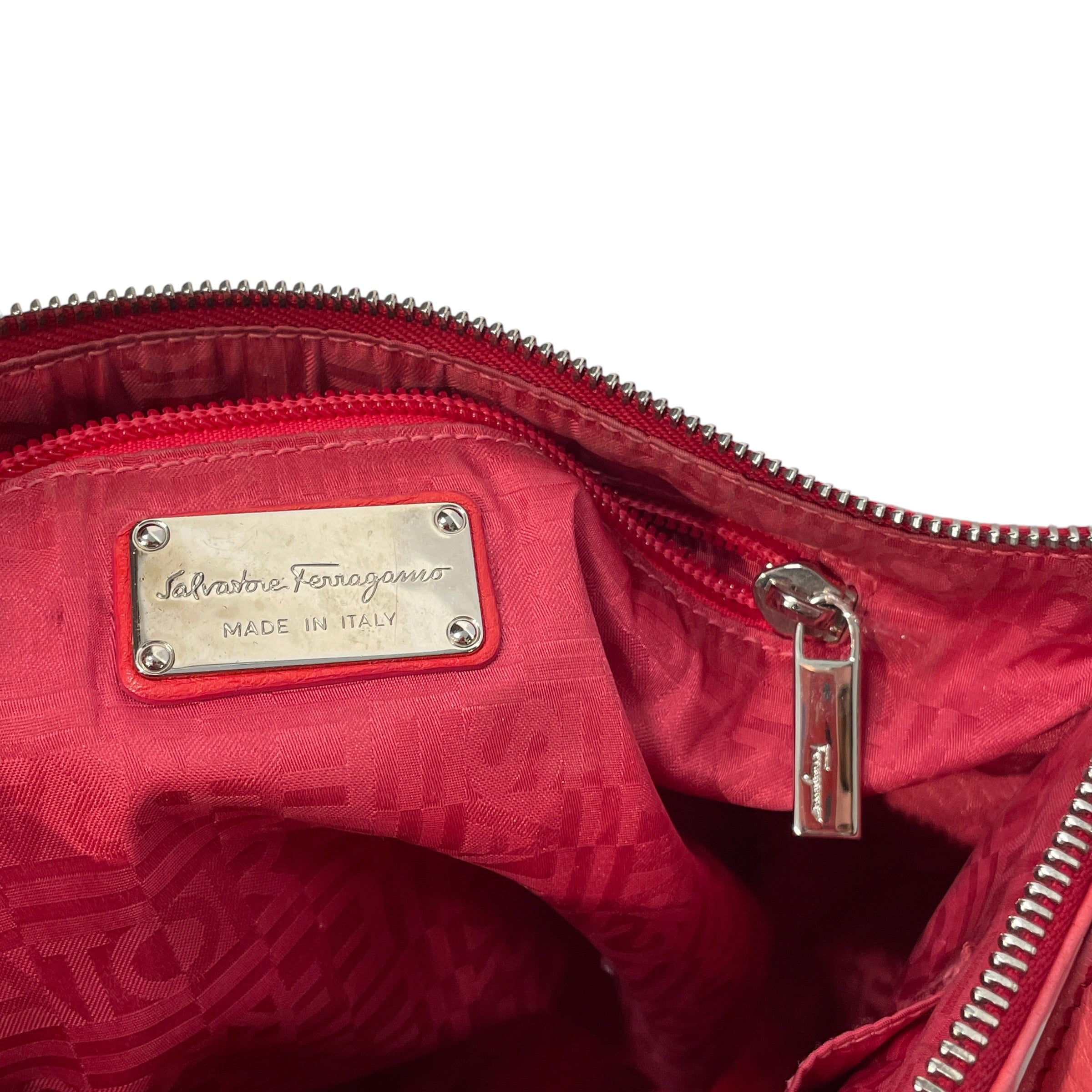 Salvatore Ferragamo/Bag/Leather/PNK/GANCINI SILVER HARDWARE view 6