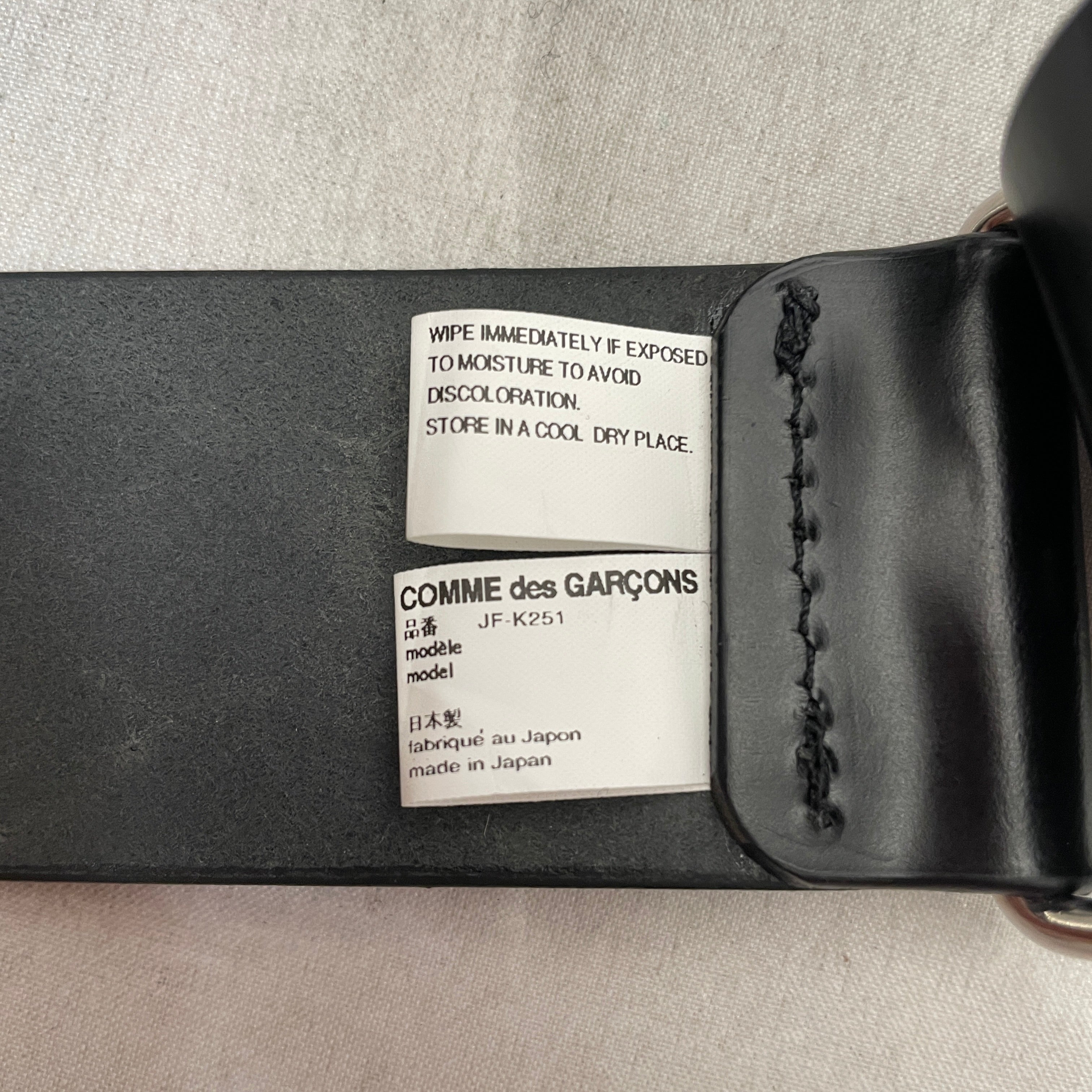 JUNYA WATANABE COMME des GARCONS/Fanny Pack/Leather/BLK/ view 6