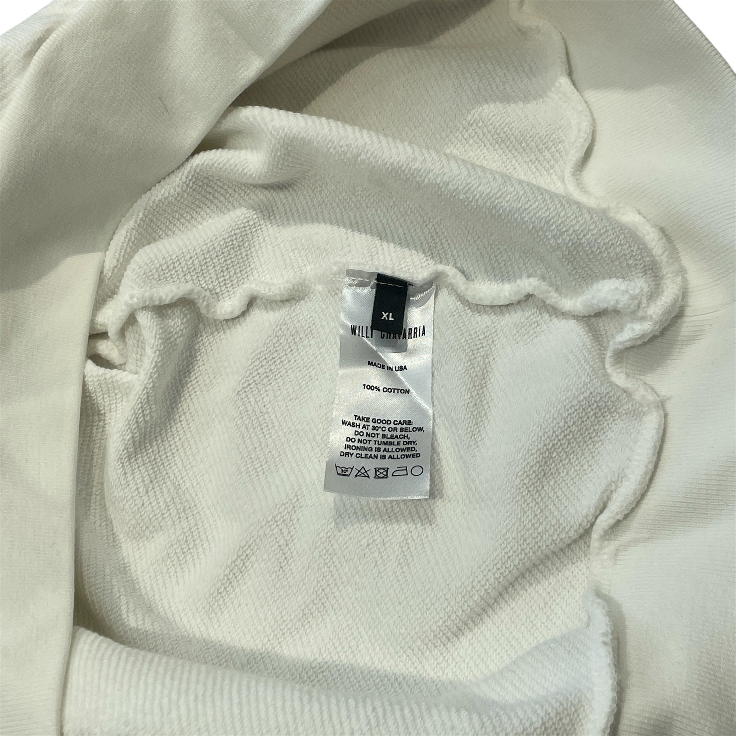 WILLY CHAVARRIA/Hoodie/XL/Graphic/Cotton/WHT/Fabuloso Hooligan Hoodie view 3