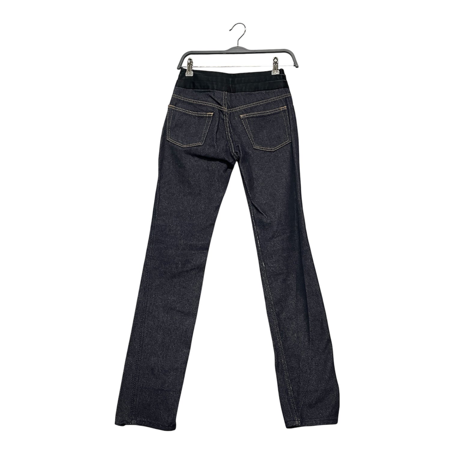 JUNYA WATANABE COMME des GARCONS/Skinny Pants/S/Denim/IDG/High-waisted/SILK WAIST BAND view 2
