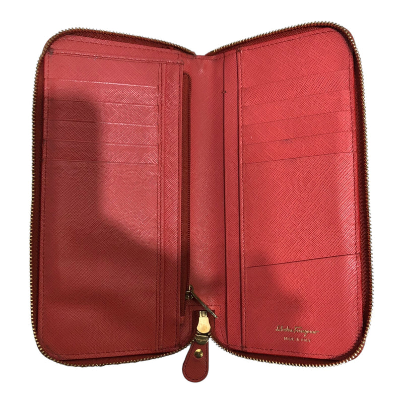 Salvatore Ferragamo/Bifold Wallet/Leather/RED/