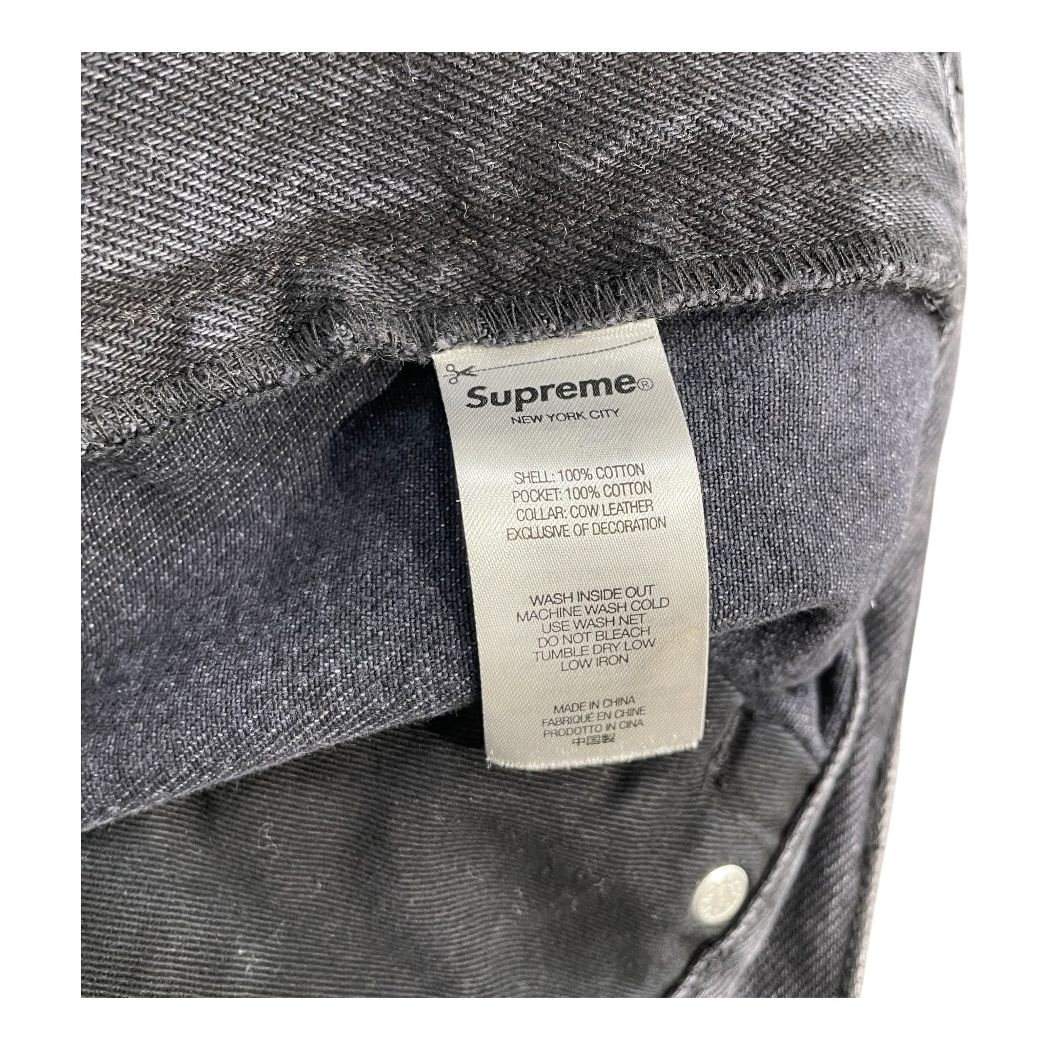Supreme/COOGI/Pants/36/Denim/BLK/BACK FLORAL DESIGN view 4