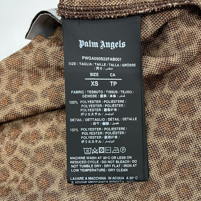 Palm Angels/Flannel Shirt/XS/Leopard/Polyester/MLT/leopard flannel shirt