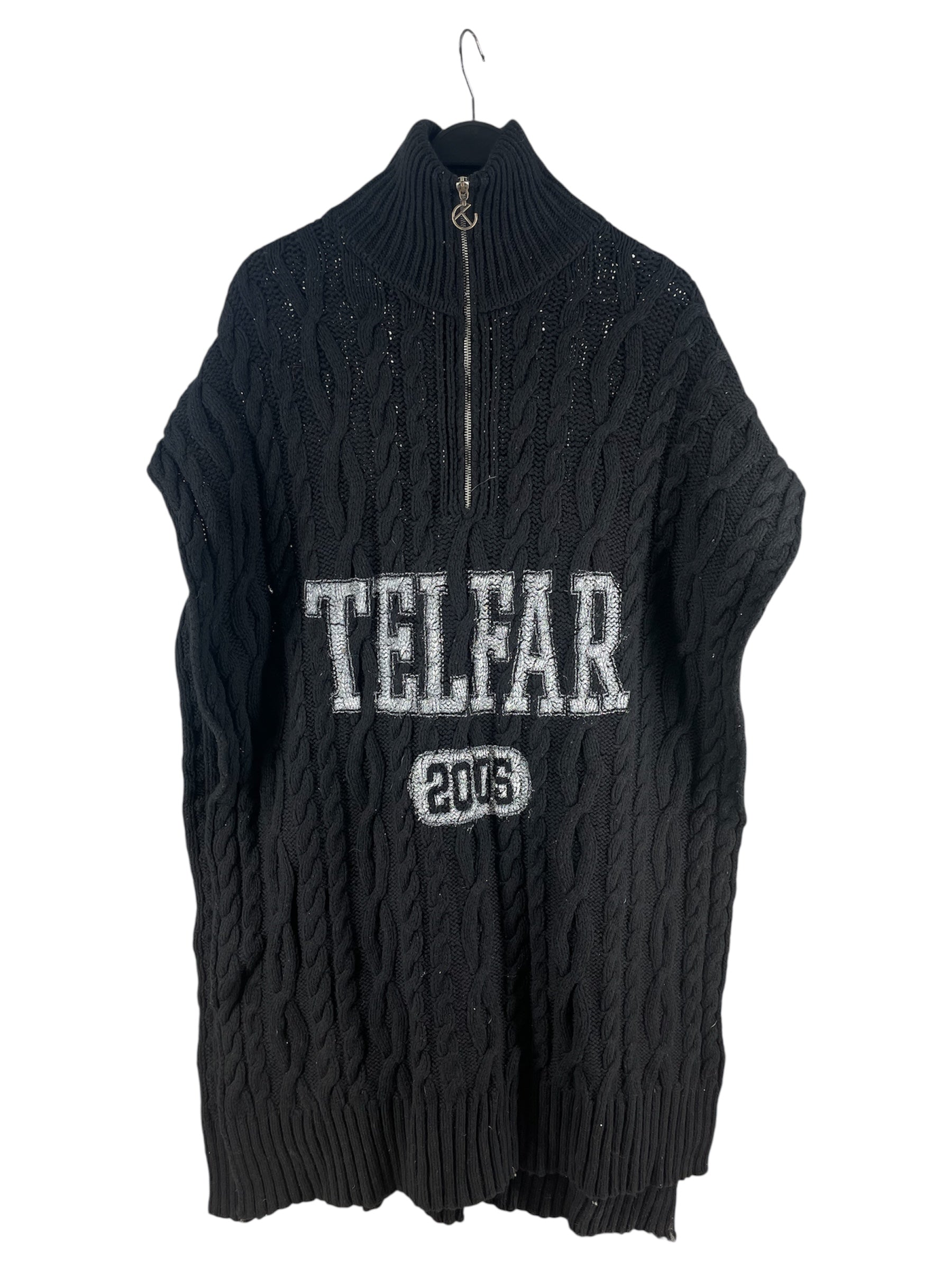Telfar/Heavy Sweater/XL/Wool/BLK/1572023 80R view 1