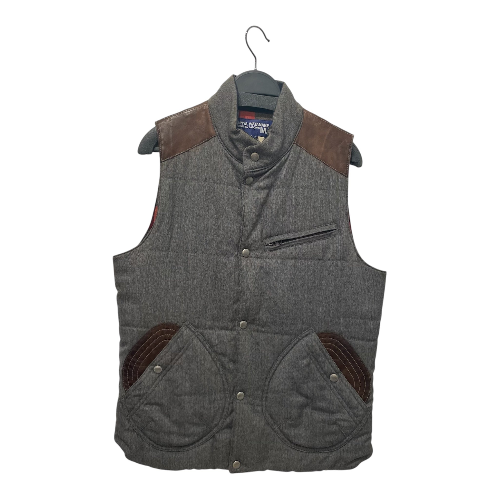 JUNYA WATANABE COMME des GARCONS/Vest/S/Cotton/GRY/ view 1