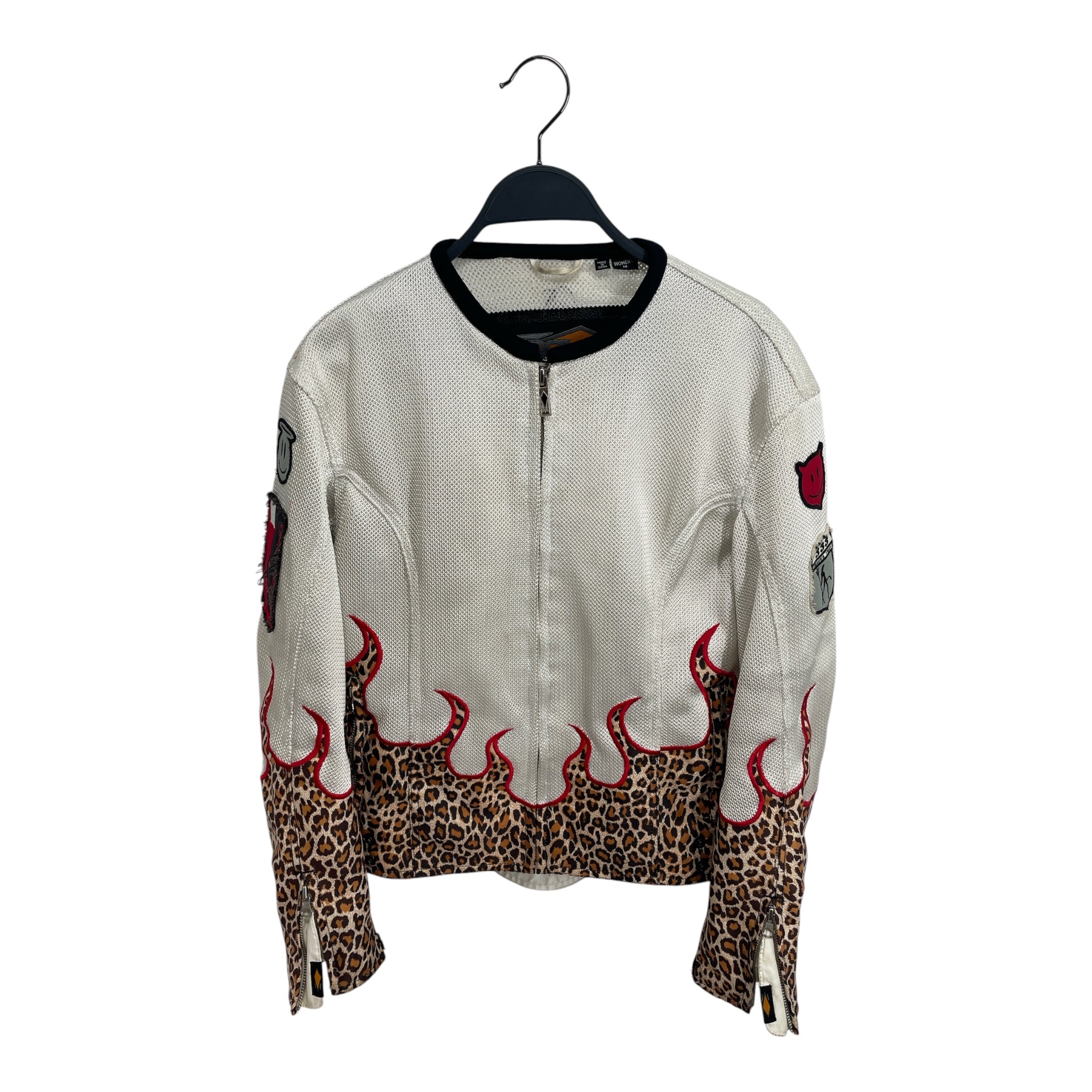 POWER TRIP/Track Jkt/M/Leopard/Polyester/WHT/STREET UNIT 33/MESH view 1