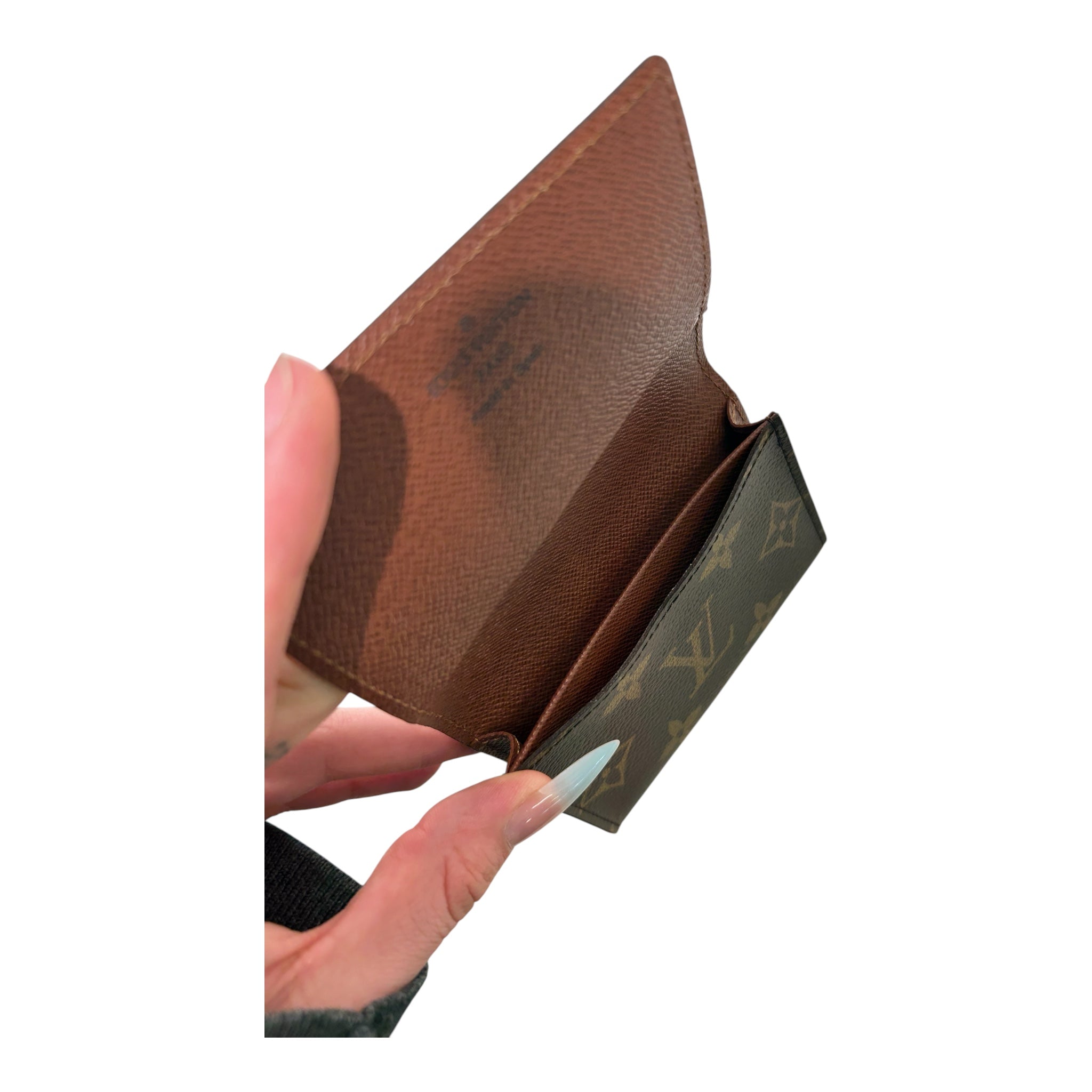 LOUIS VUITTON/Bifold Wallet/Monogram/Leather/BRW/ view 4