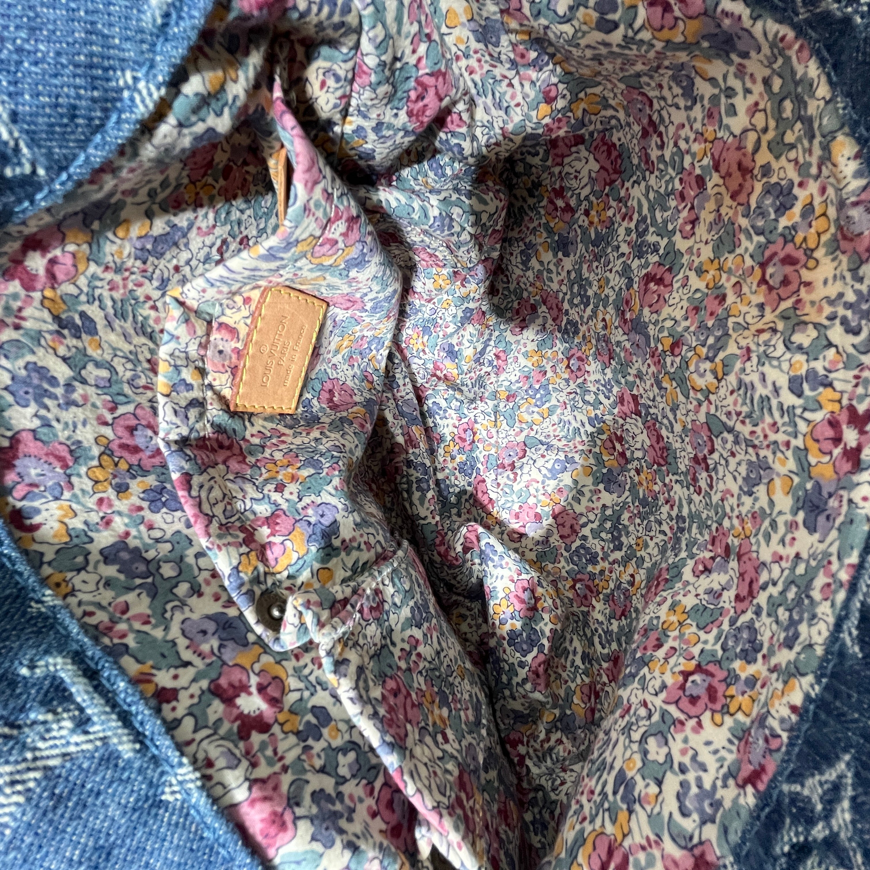 LOUIS VUITTON/Hand Bag/Monogram/Denim/BLU/Monogram Denim Handbag view 4