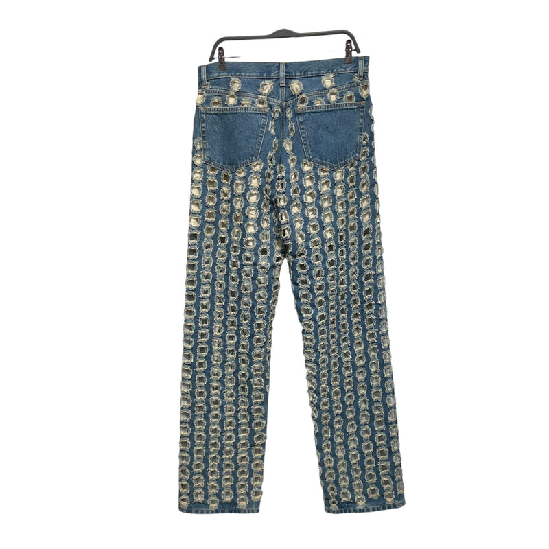 Maison Martin Margiela/Straight Pants/44/Denim/IDG/CUT OUT